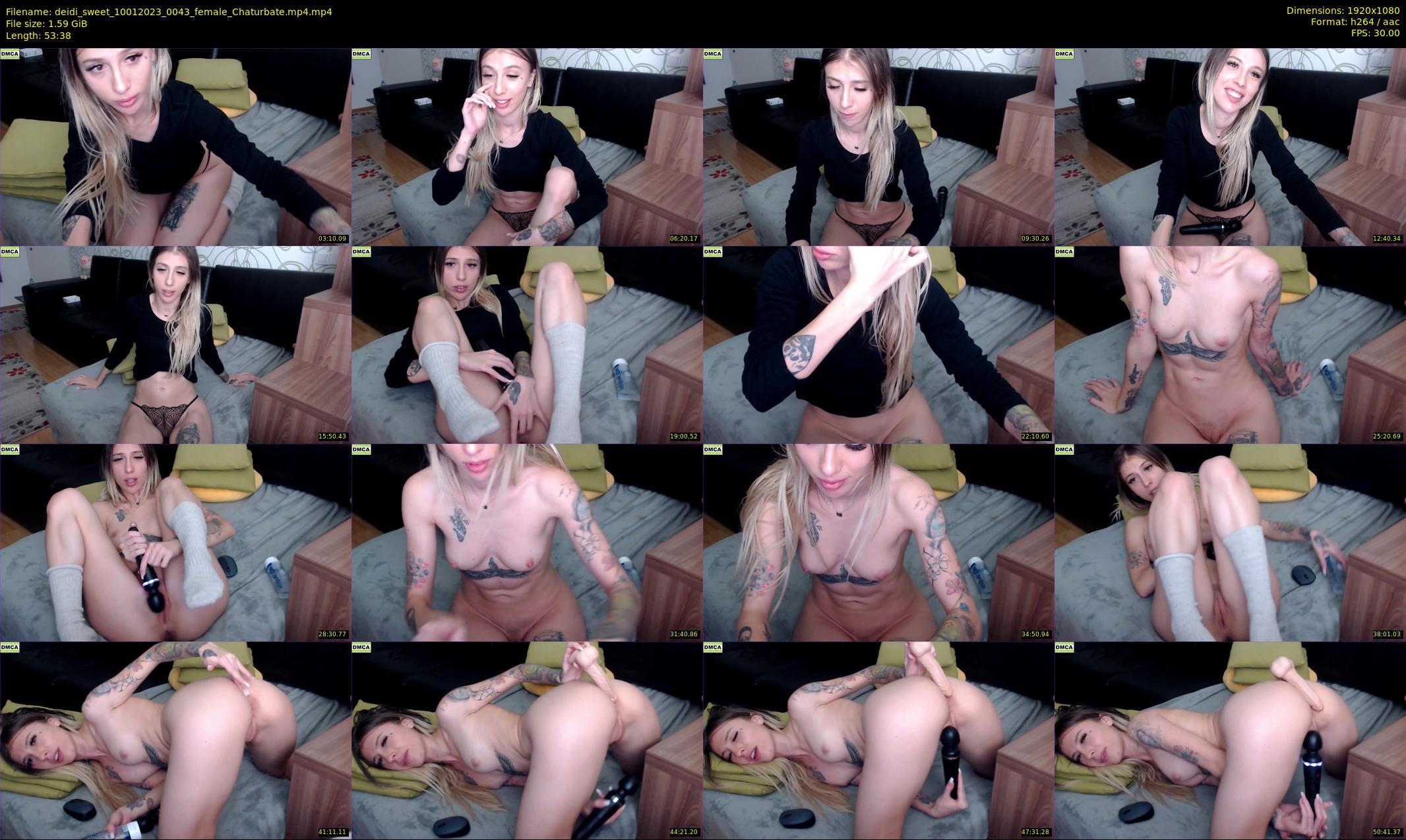 deidi_sweet — 54 minute Chaturbate female cam show recording, 1080p, Jan 10, 2023