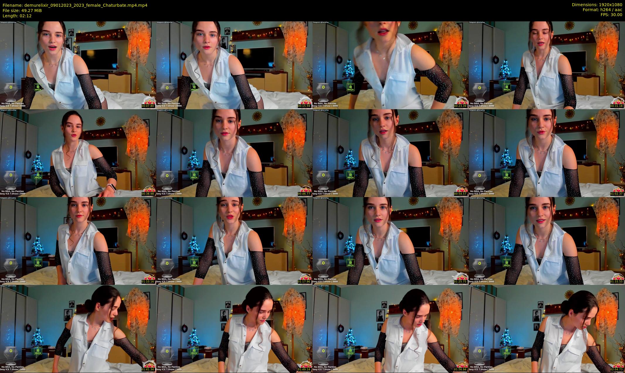 demurelixir — 3 minute Chaturbate female cam show recording, 1080p, Jan 9, 2023