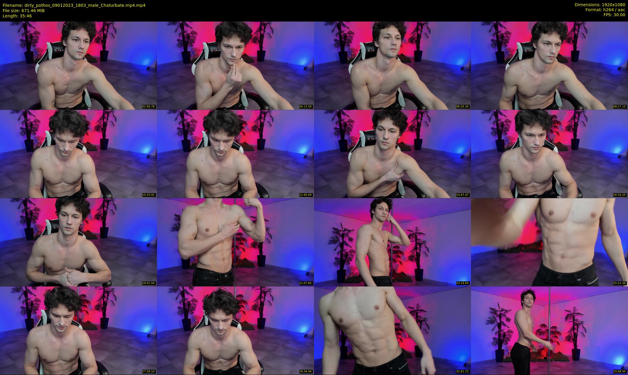 dirty_pothos — 36 minute Chaturbate male cam show recording, 1080p, Jan 9, 2023