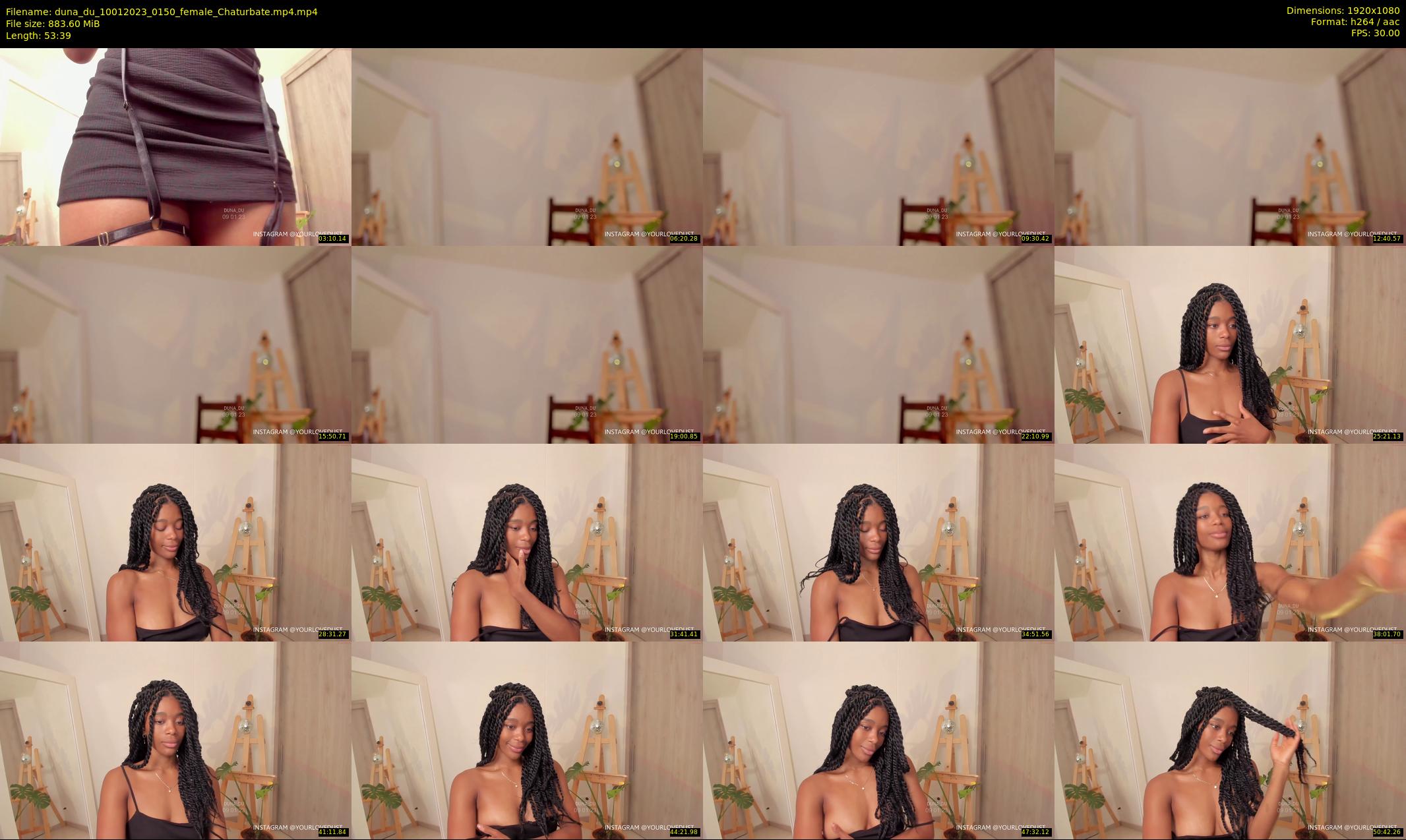 duna_du — 54 minute Chaturbate female cam show recording, 1080p, Jan 10, 2023