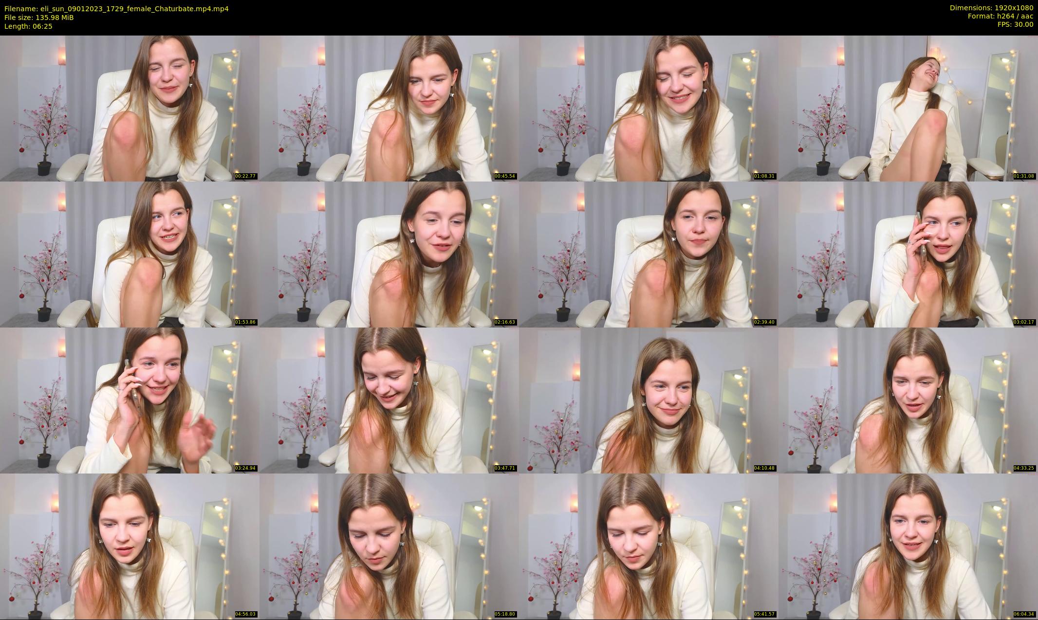 eli_sun — 7 minute Chaturbate female cam show recording, 1080p, Jan 9, 2023