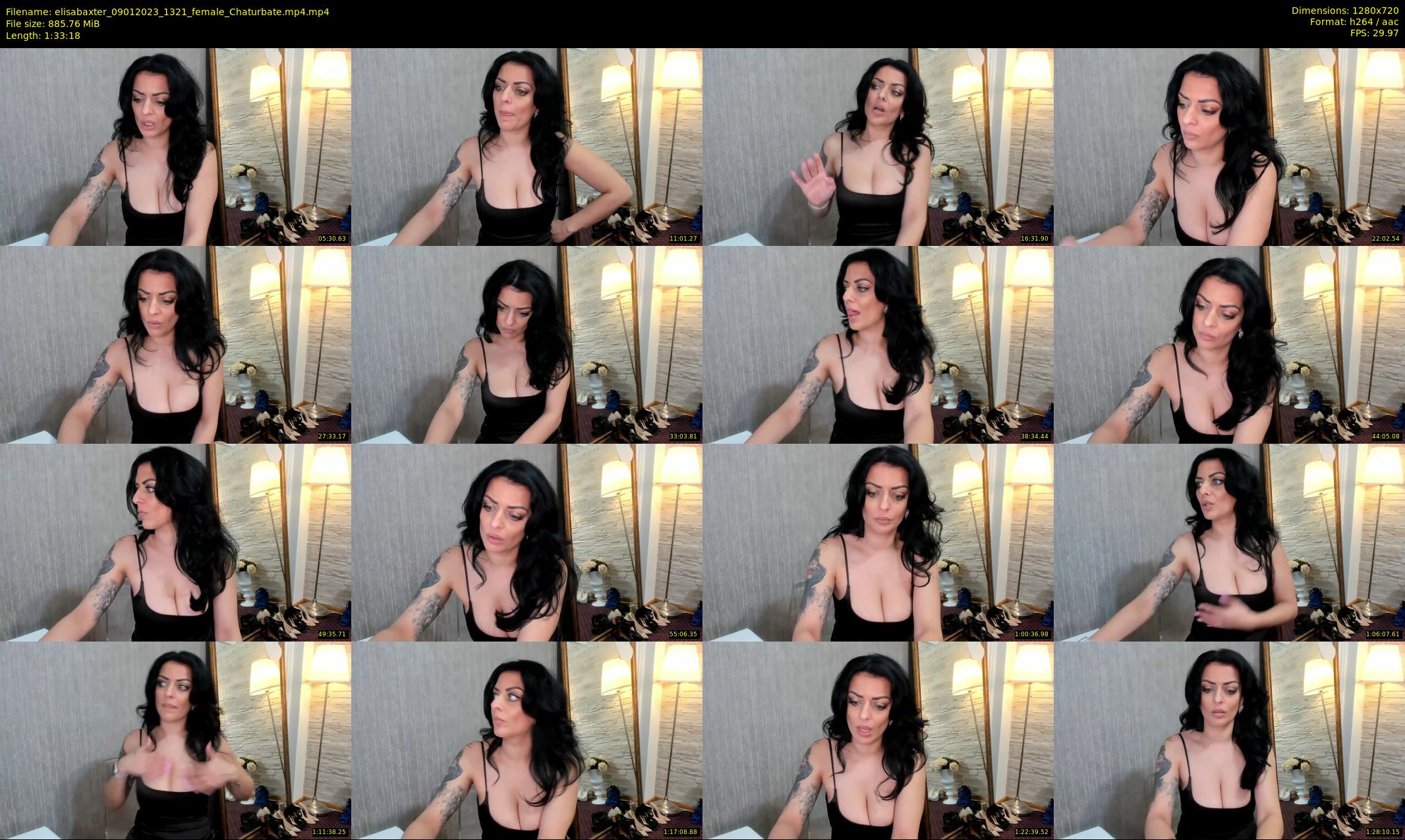 elisabaxter — 94 minute Chaturbate female cam show recording, 720p, Jan 9, 2023