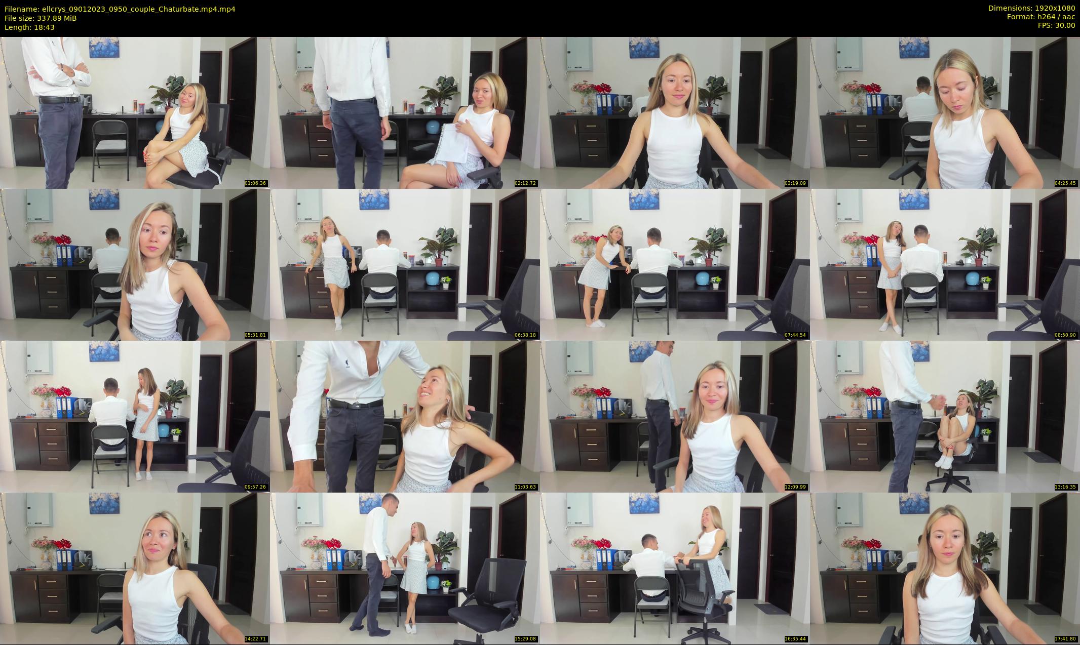 ellcrys — 19 minute Chaturbate couple cam show recording, 1080p, Jan 9, 2023