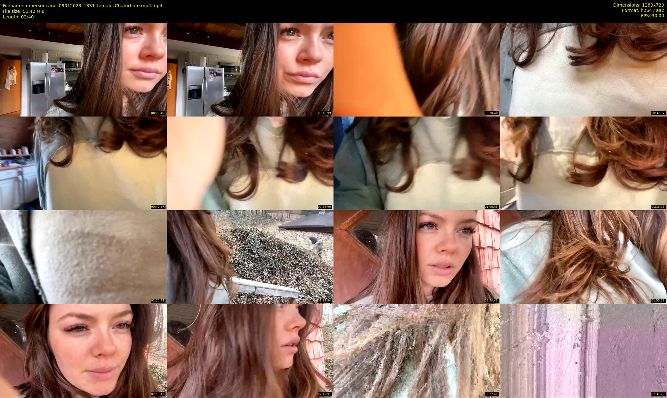 emersoncane — 3 minute Chaturbate female cam show recording, 720p, Jan 9, 2023