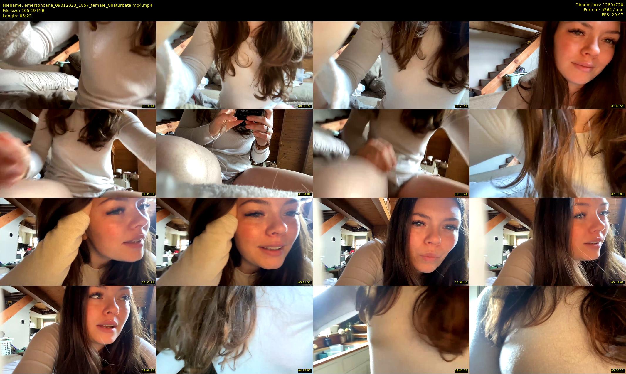emersoncane — 6 minute Chaturbate female cam show recording, 720p, Jan 9, 2023
