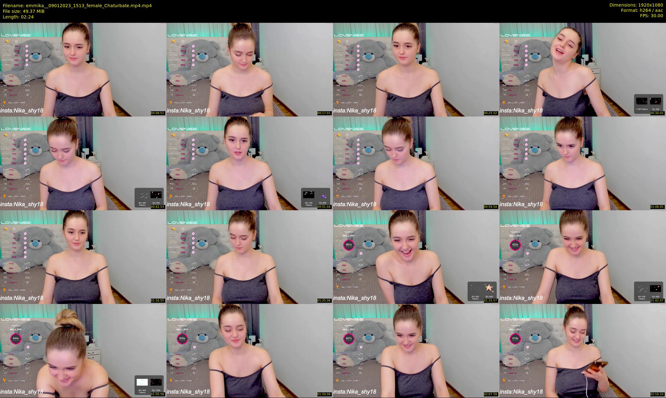 emmika_ — 3 minute Chaturbate female cam show recording, 1080p, Jan 9, 2023