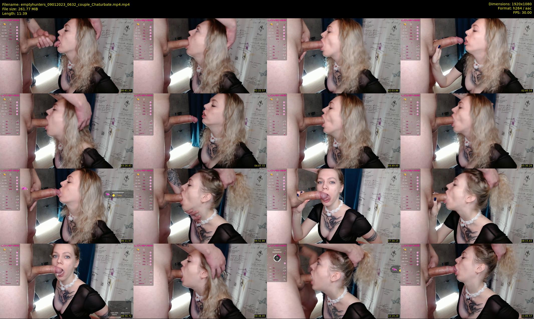 emptyhunters — 12 minute Chaturbate couple cam show recording, 1080p, Jan 9, 2023