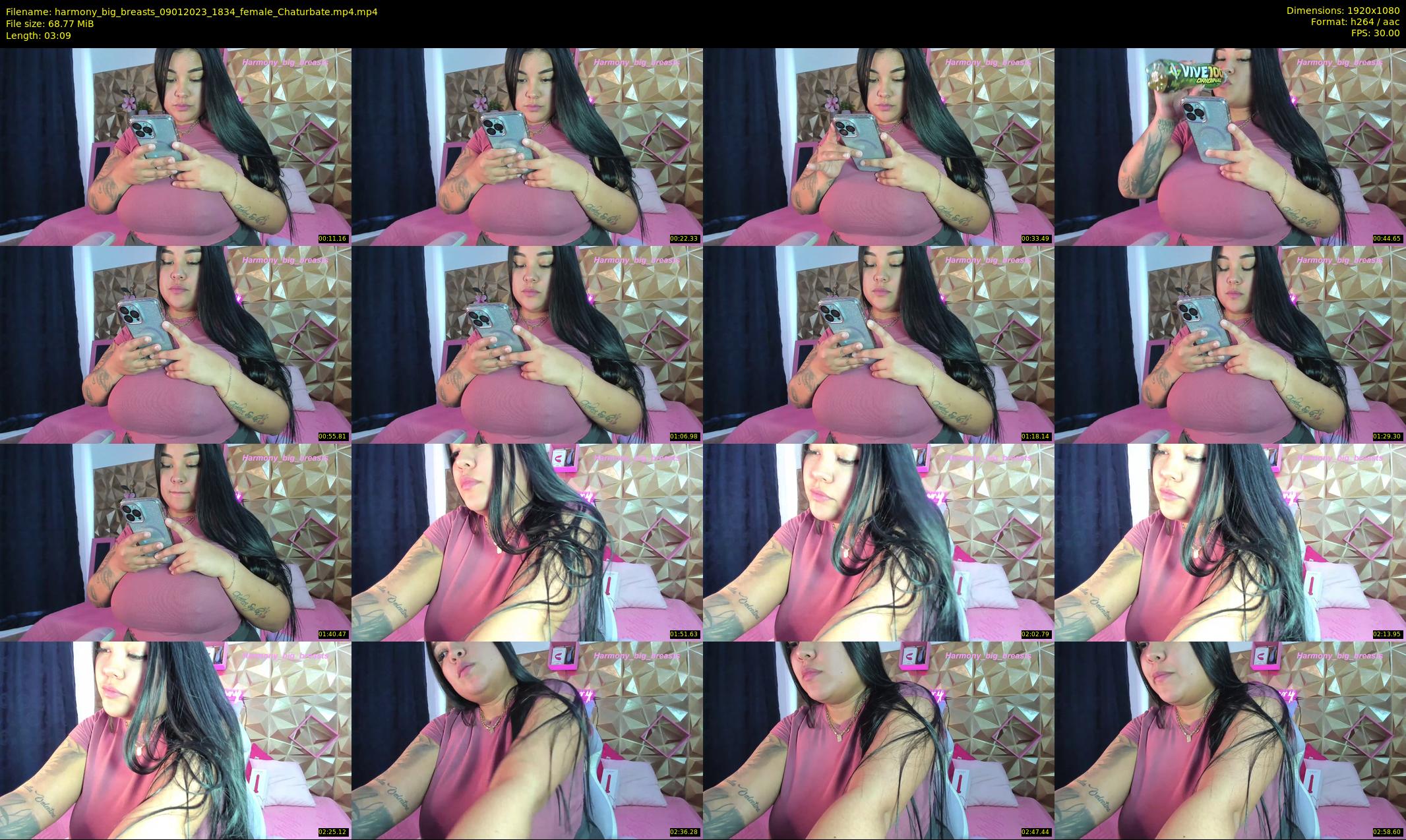 harmony_big_breasts — 4 minute Chaturbate female cam show recording, 1080p, Jan 9, 2023
