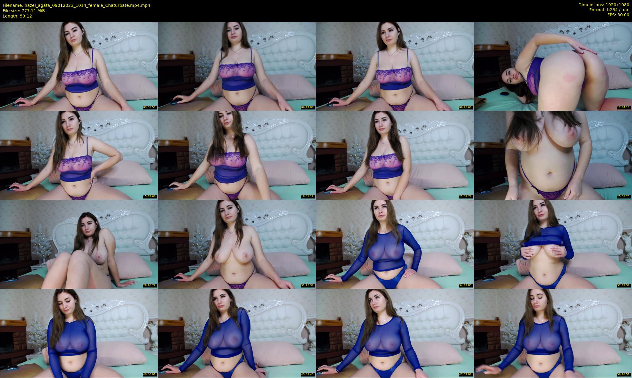 hazel_agata — 54 minute Chaturbate female cam show recording, 1080p, Jan 9, 2023