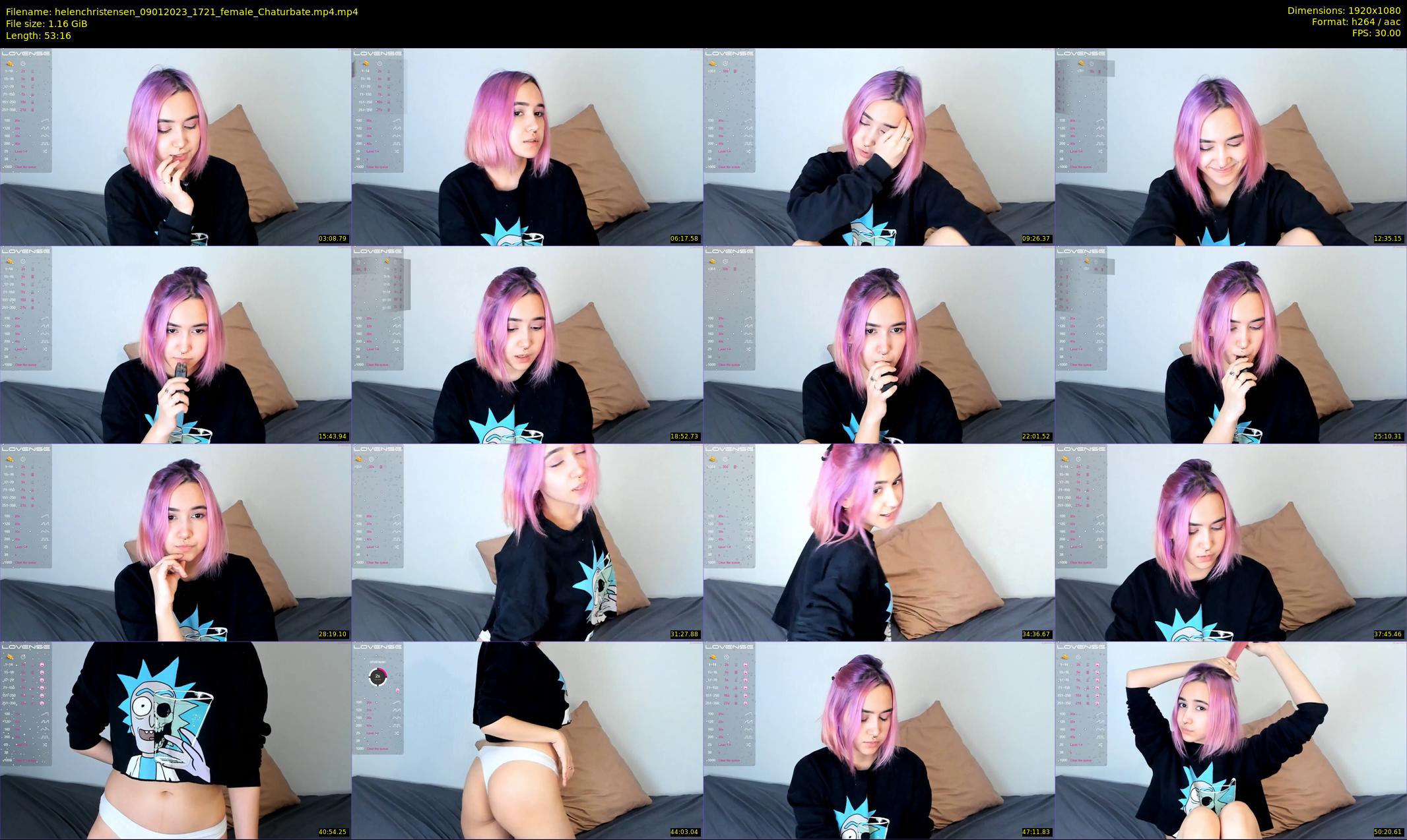 helenchristensen — 54 minute Chaturbate female cam show recording, 1080p, Jan 9, 2023