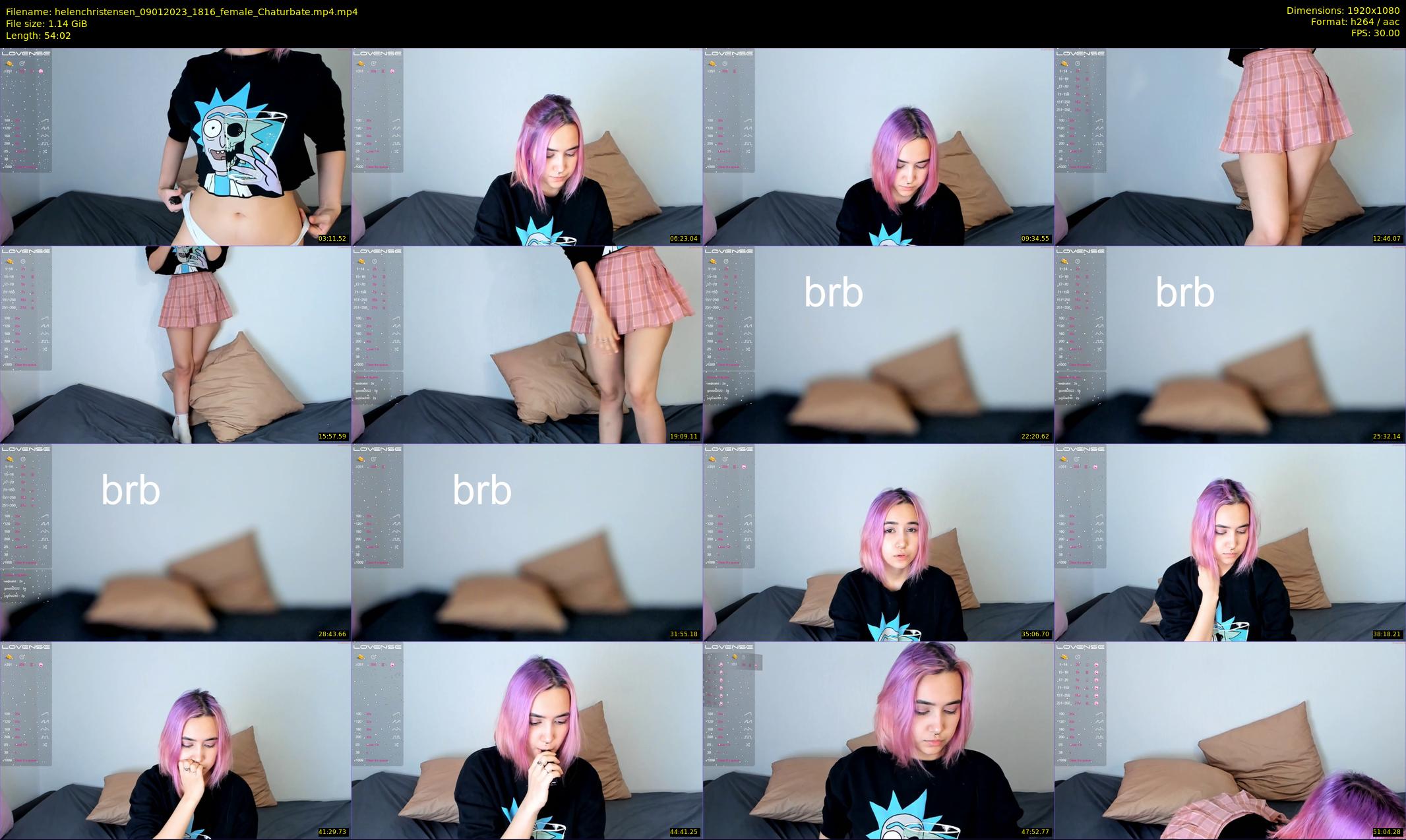 helenchristensen — 55 minute Chaturbate female cam show recording, 1080p, Jan 9, 2023