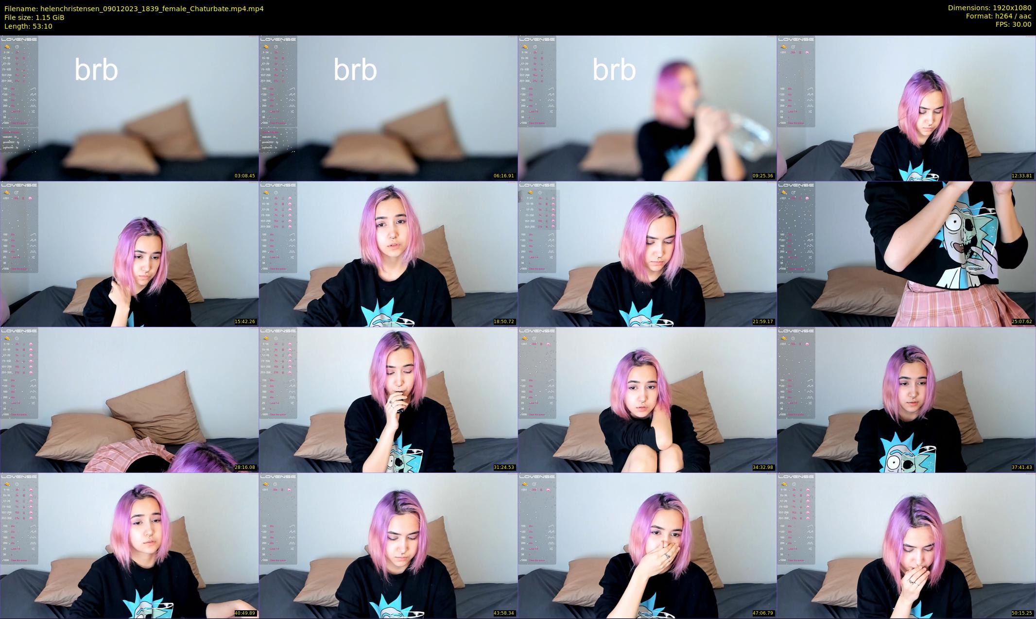 helenchristensen — 54 minute Chaturbate female cam show recording, 1080p, Jan 9, 2023