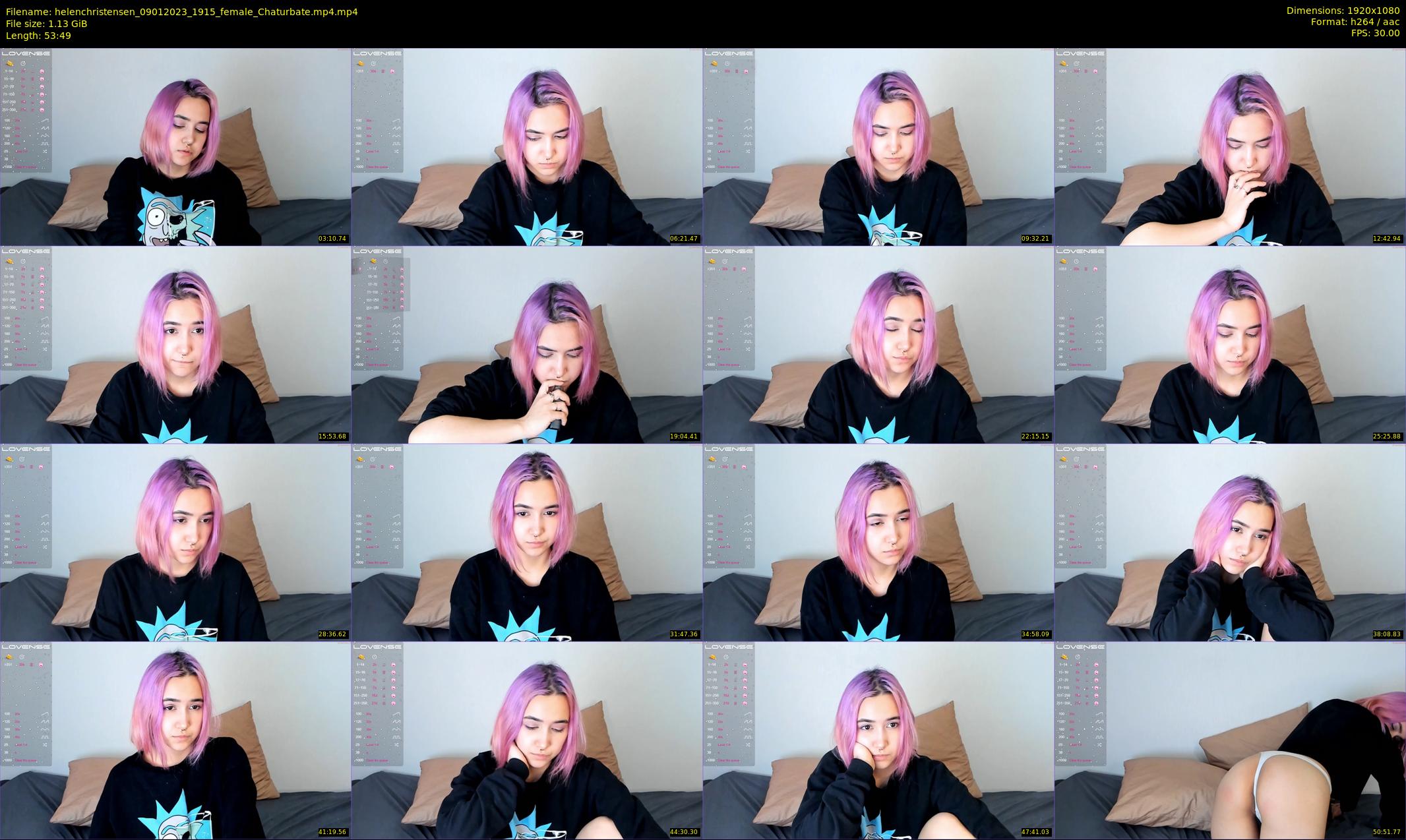 helenchristensen — 54 minute Chaturbate female cam show recording, 1080p, Jan 9, 2023