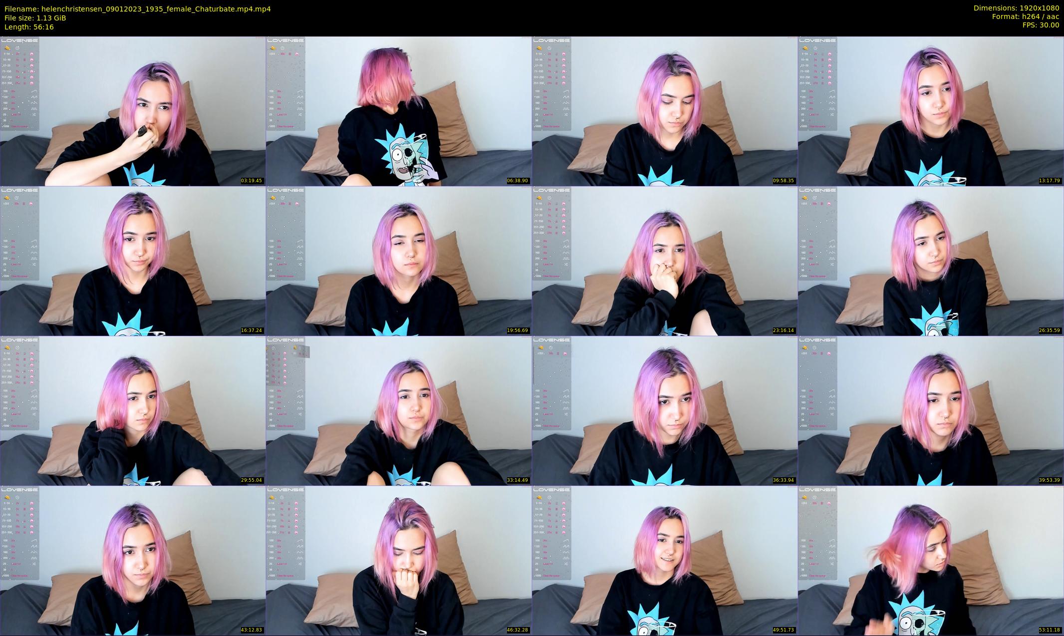helenchristensen — 57 minute Chaturbate female cam show recording, 1080p, Jan 9, 2023