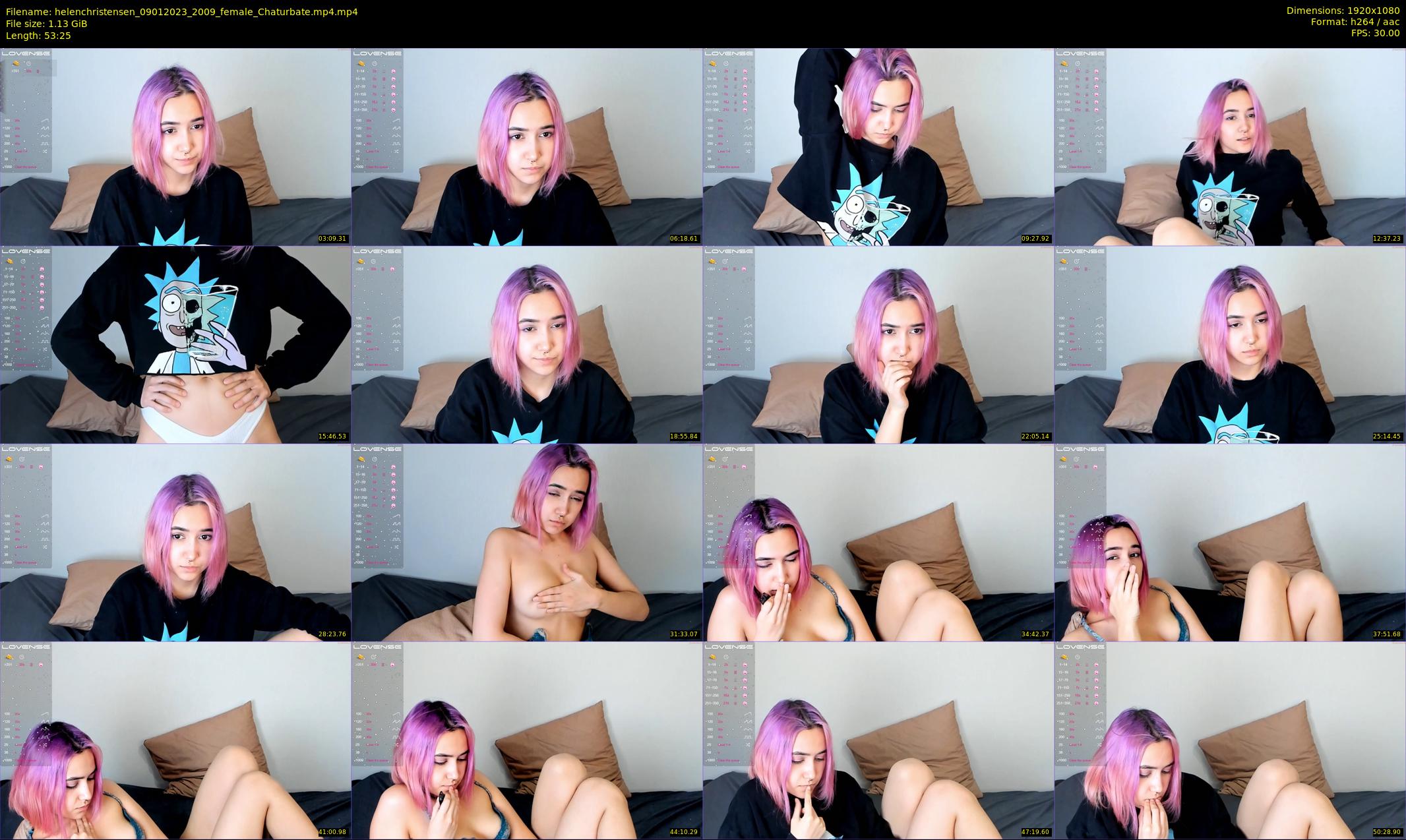 helenchristensen — 54 minute Chaturbate female cam show recording, 1080p, Jan 9, 2023