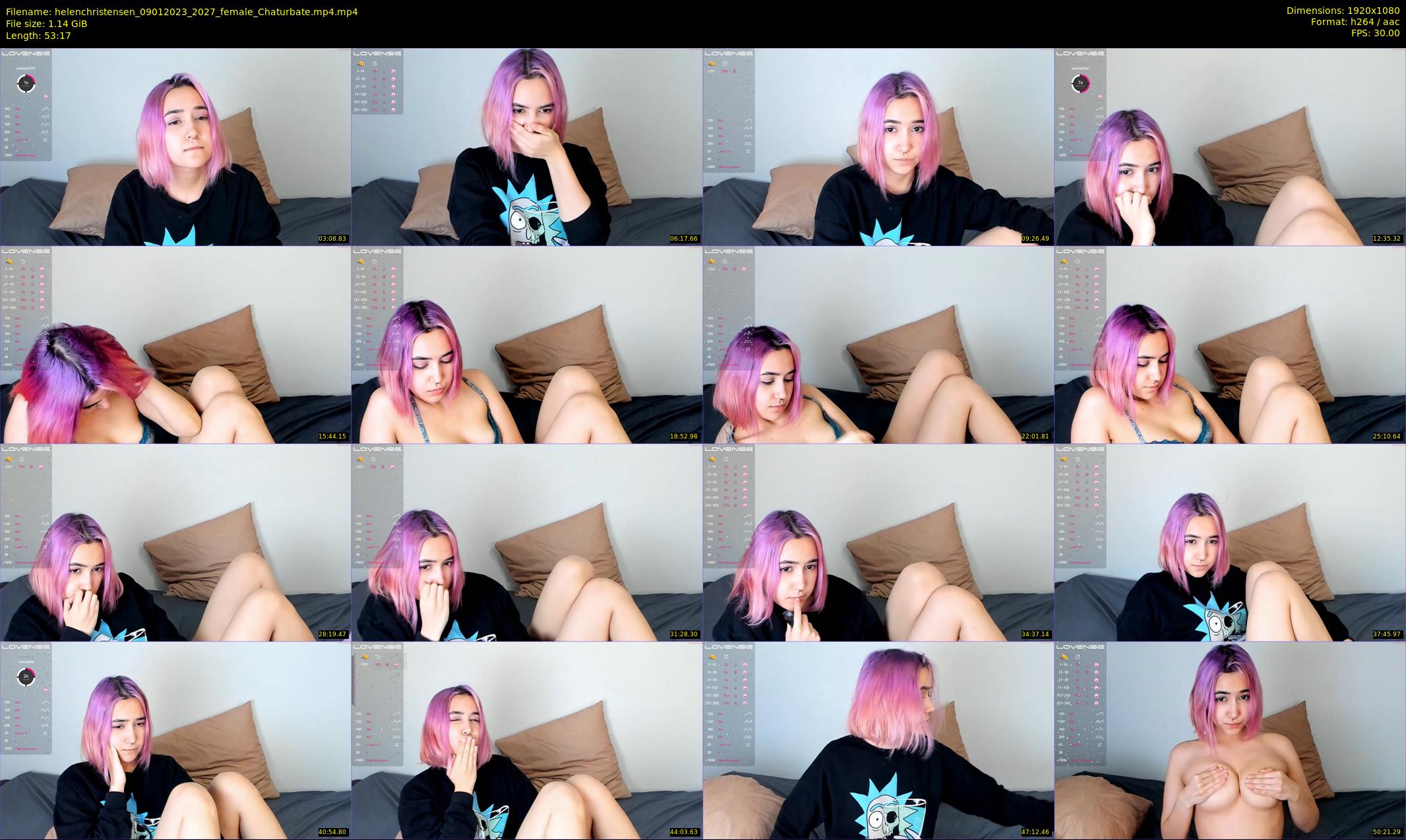helenchristensen — 54 minute Chaturbate female cam show recording, 1080p, Jan 9, 2023