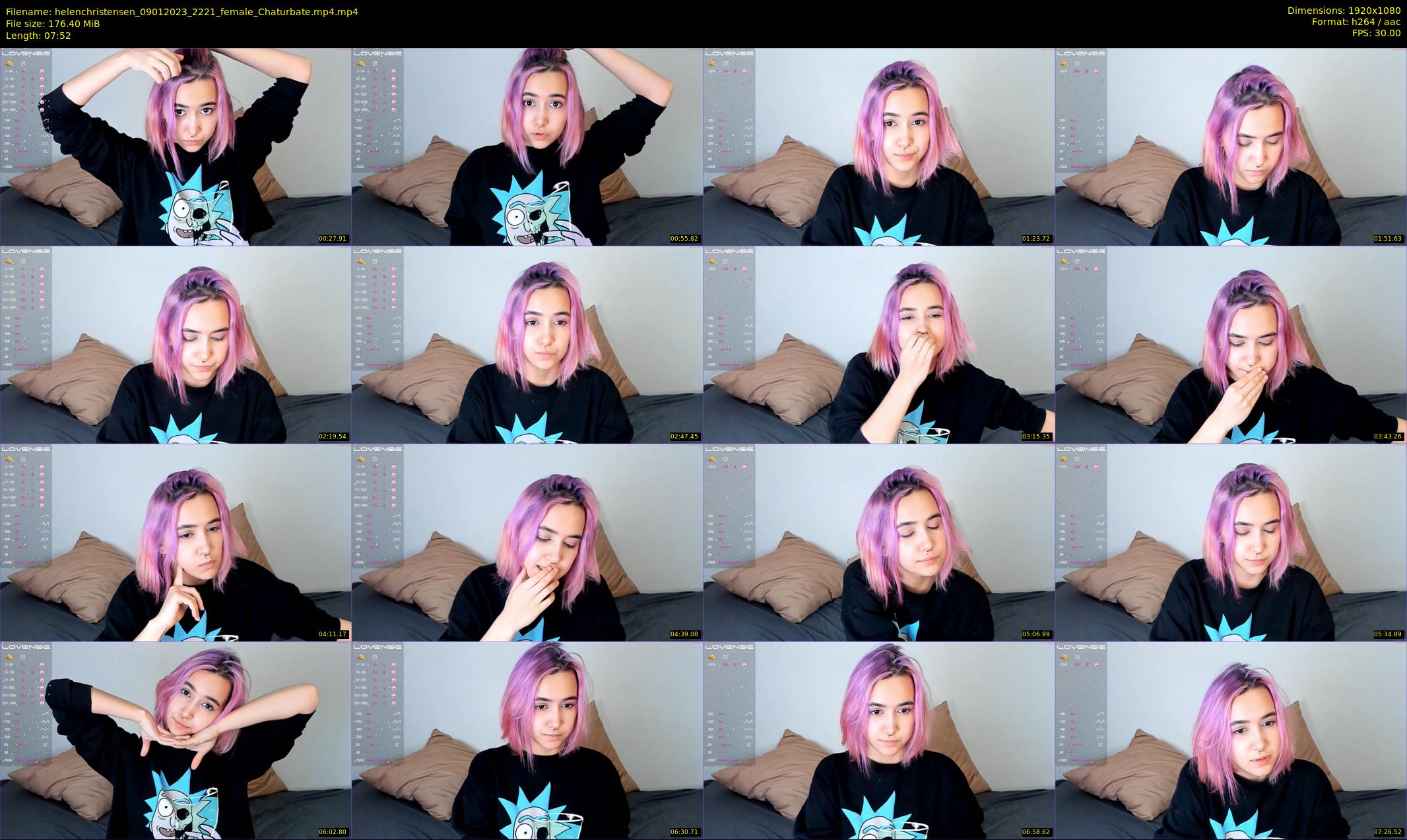 helenchristensen — 8 minute Chaturbate female cam show recording, 1080p, Jan 9, 2023