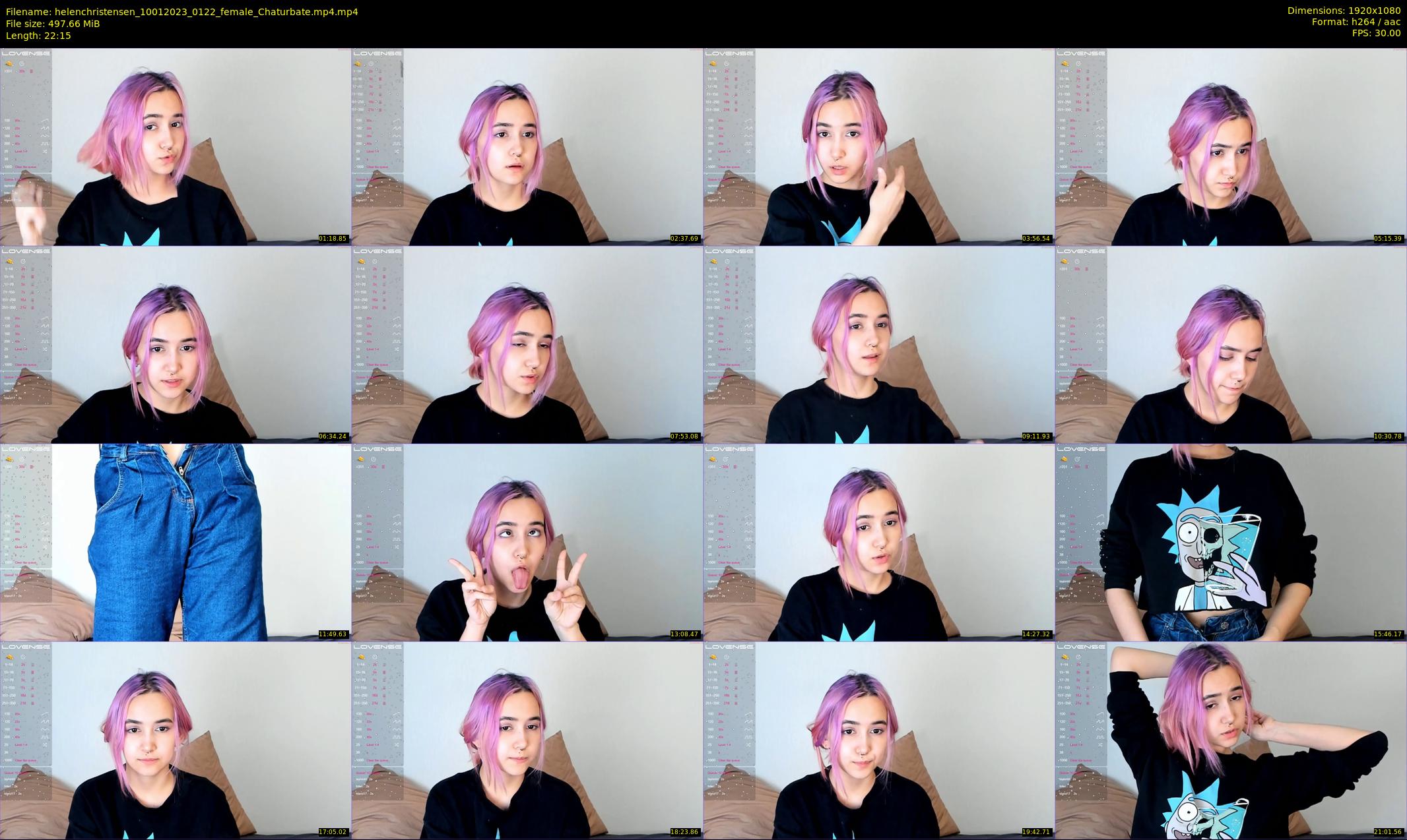 helenchristensen — 23 minute Chaturbate female cam show recording, 1080p, Jan 10, 2023
