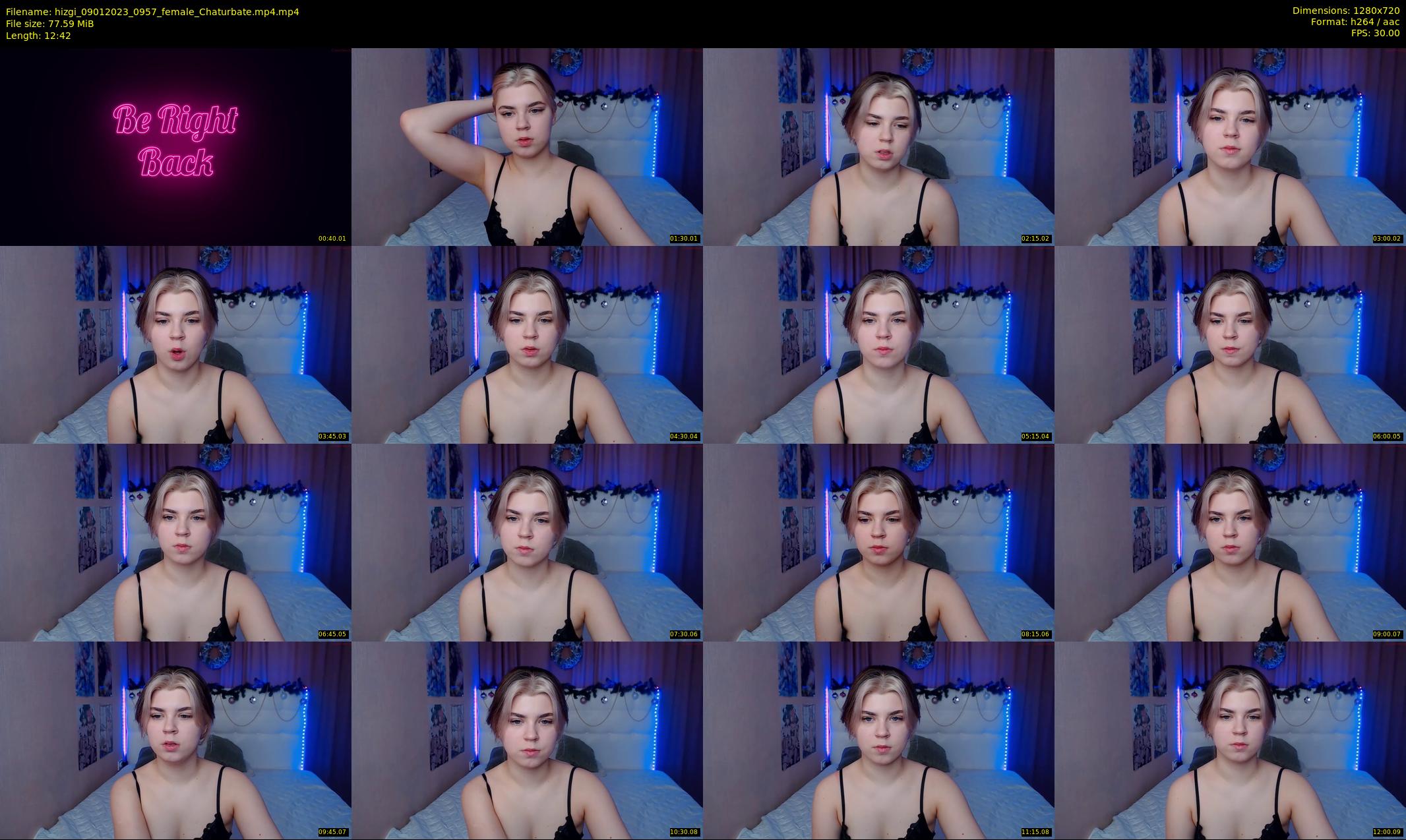 hizgi — 13 minute Chaturbate couple cam show recording, 720p, Jan 9, 2023