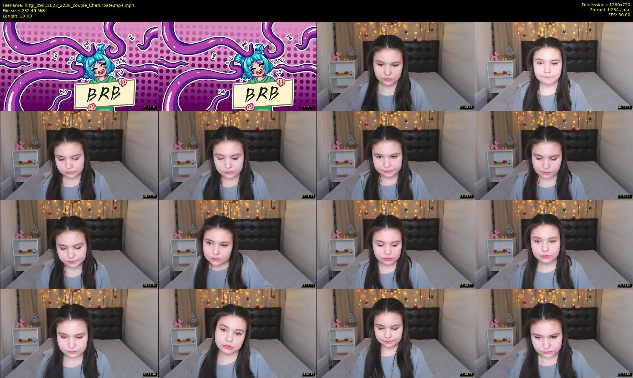 hizgi — 30 minute Chaturbate couple cam show recording, 720p, Jan 9, 2023