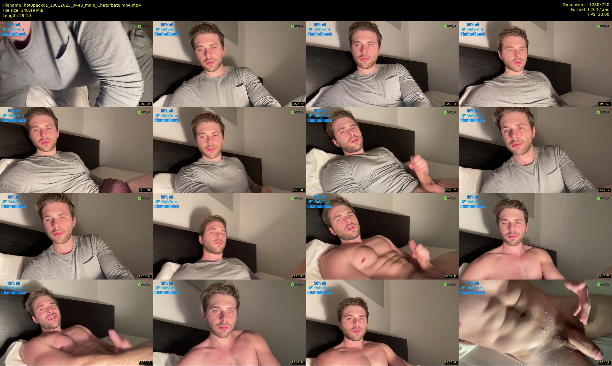 hot8pack01 — 30 minute Chaturbate male cam show recording, 720p, Jan 10, 2023