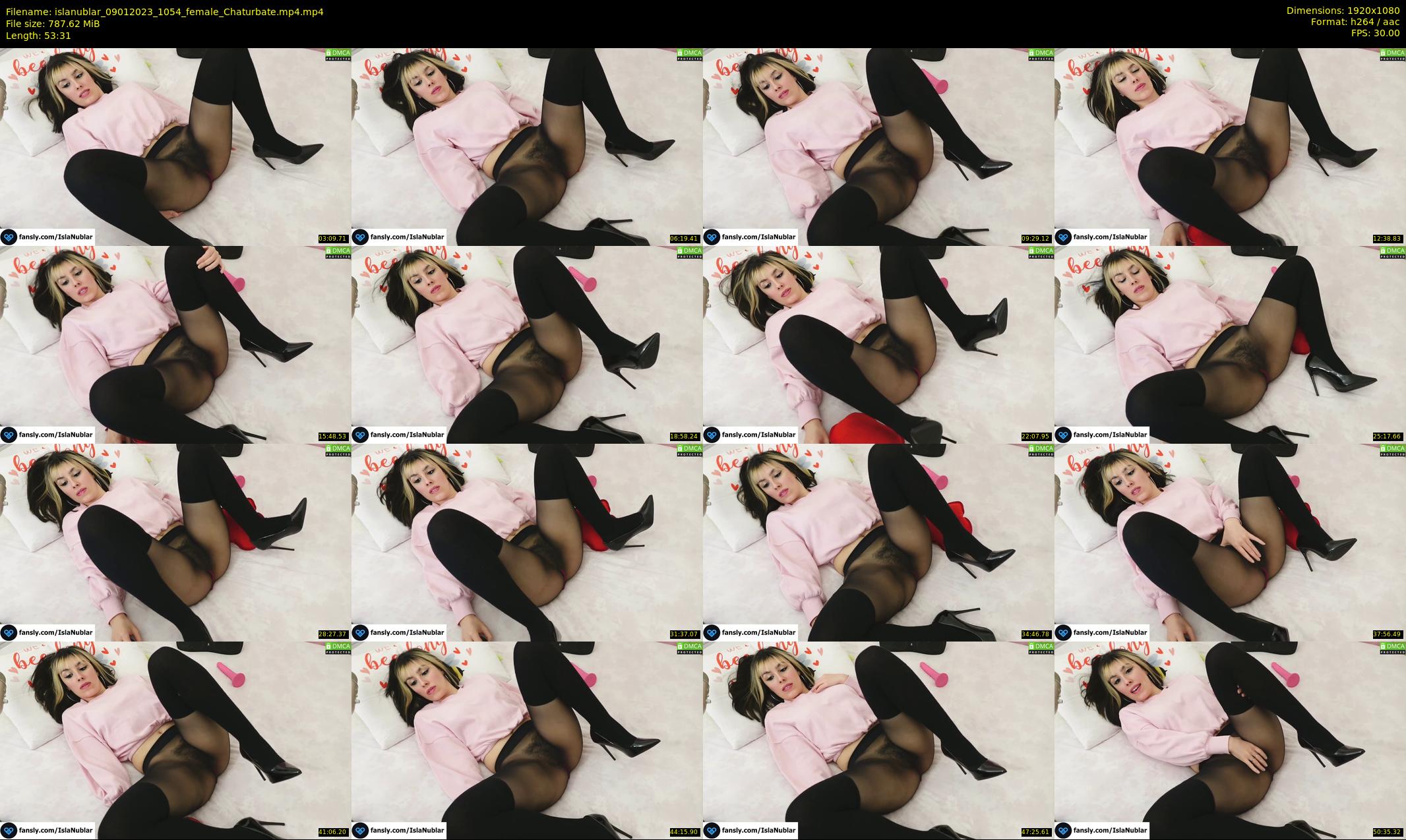 islanublar — 54 minute Chaturbate female cam show recording, 1080p, Jan 9, 2023