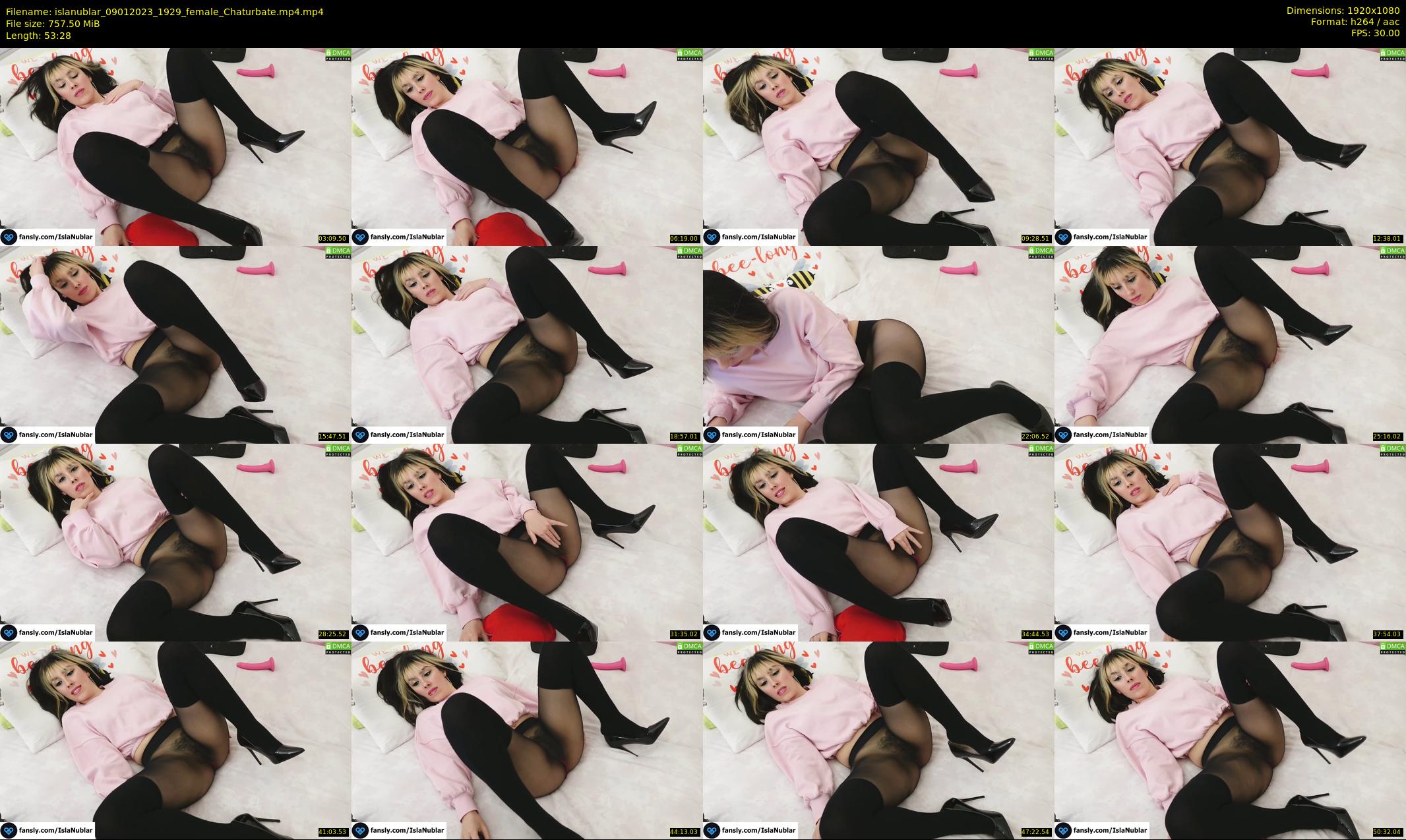 islanublar — 54 minute Chaturbate female cam show recording, 1080p, Jan 9, 2023