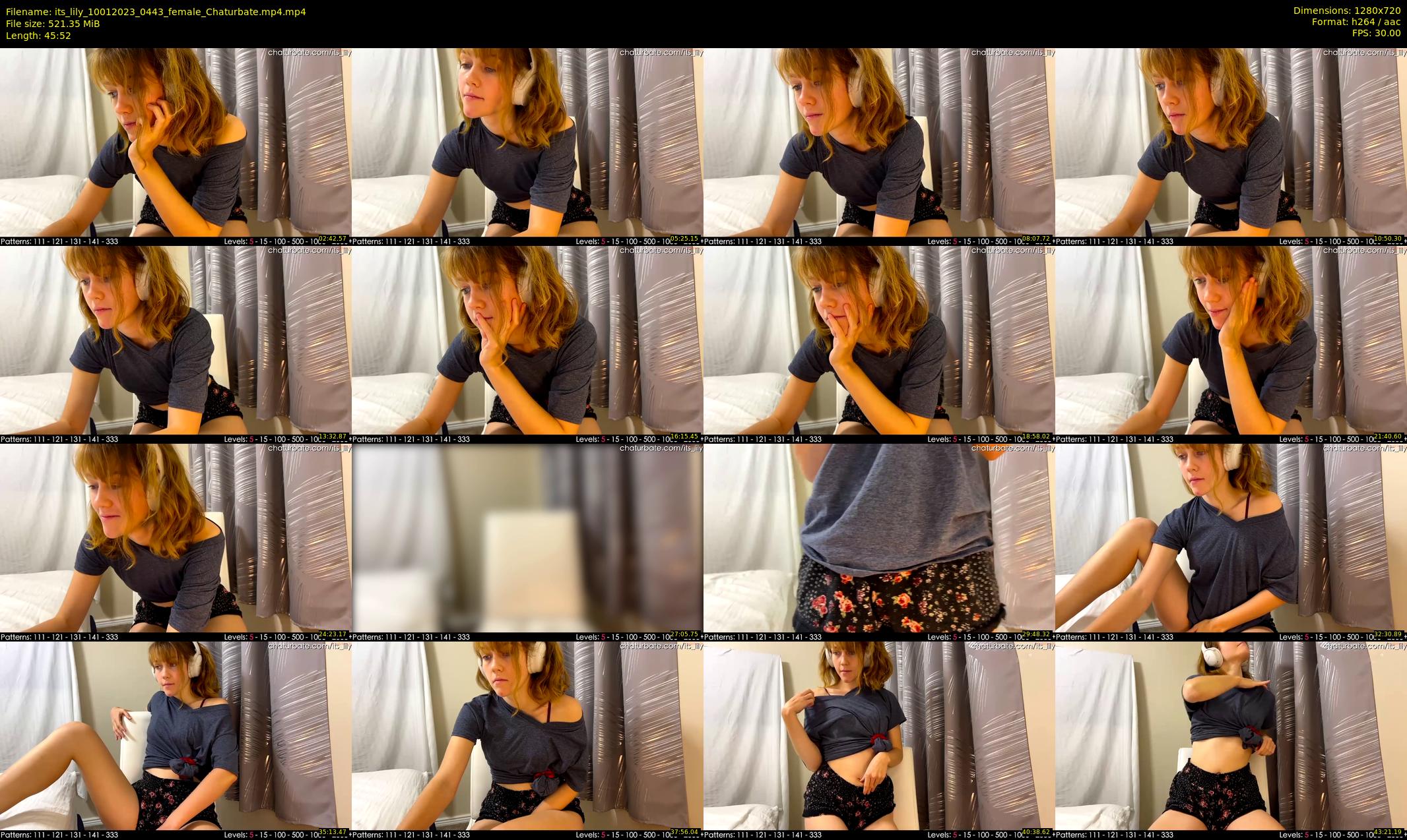 its_lily — 46 minute Chaturbate female cam show recording, 720p, Jan 10, 2023
