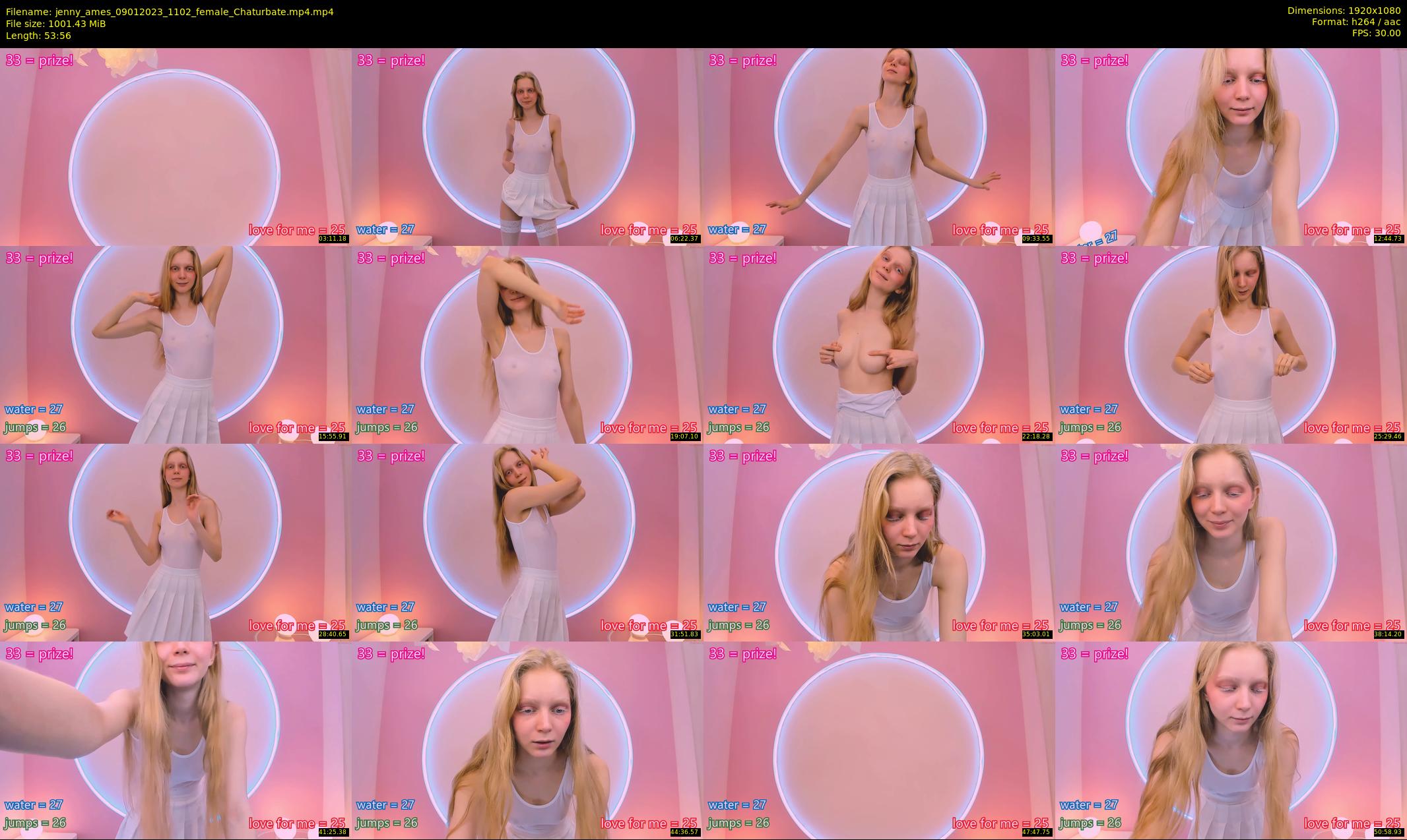 jenny_ames — 54 minute Chaturbate female cam show recording, 1080p, Jan 9, 2023