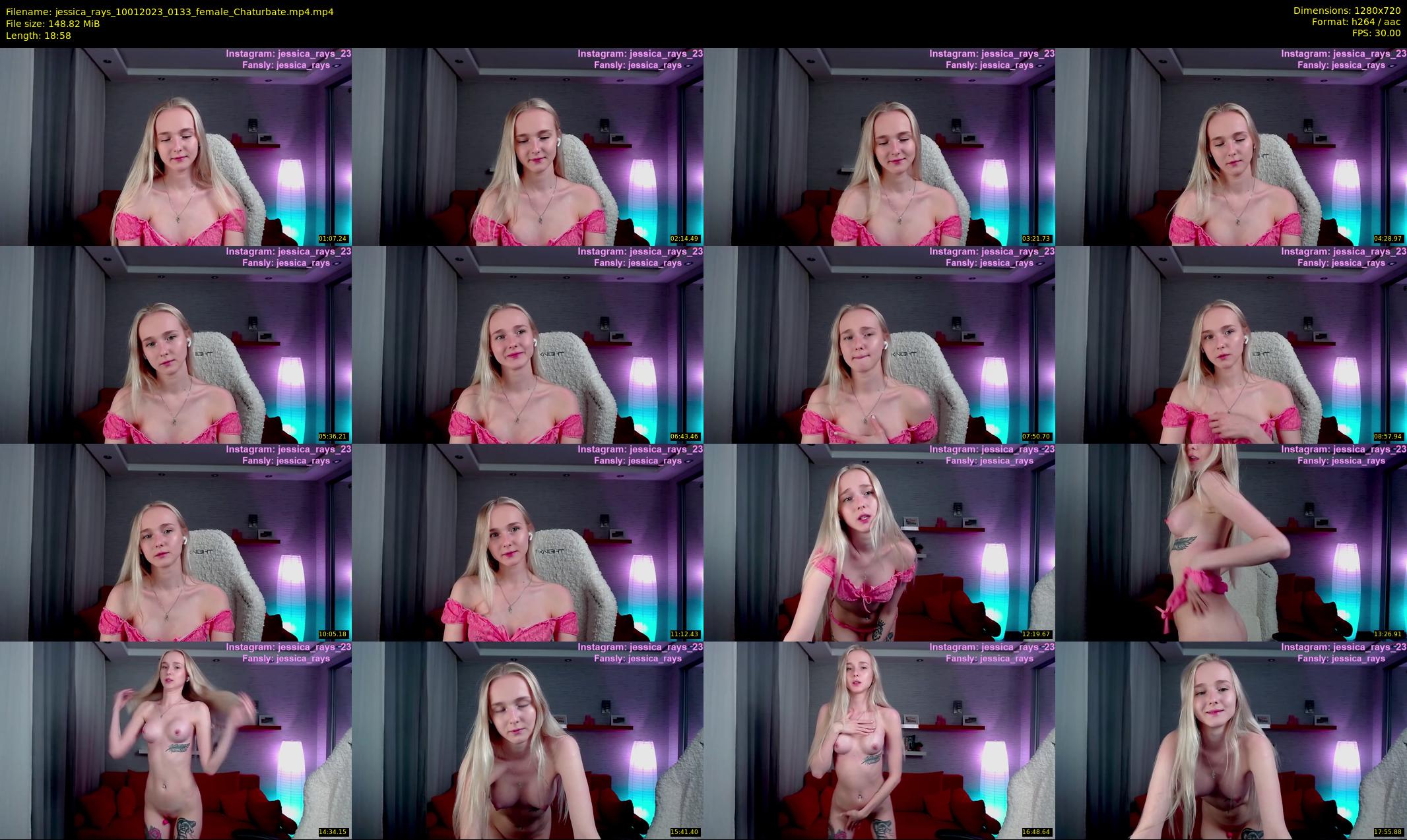 jessica_rays — 19 minute Chaturbate couple cam show recording, 720p, Jan 10, 2023
