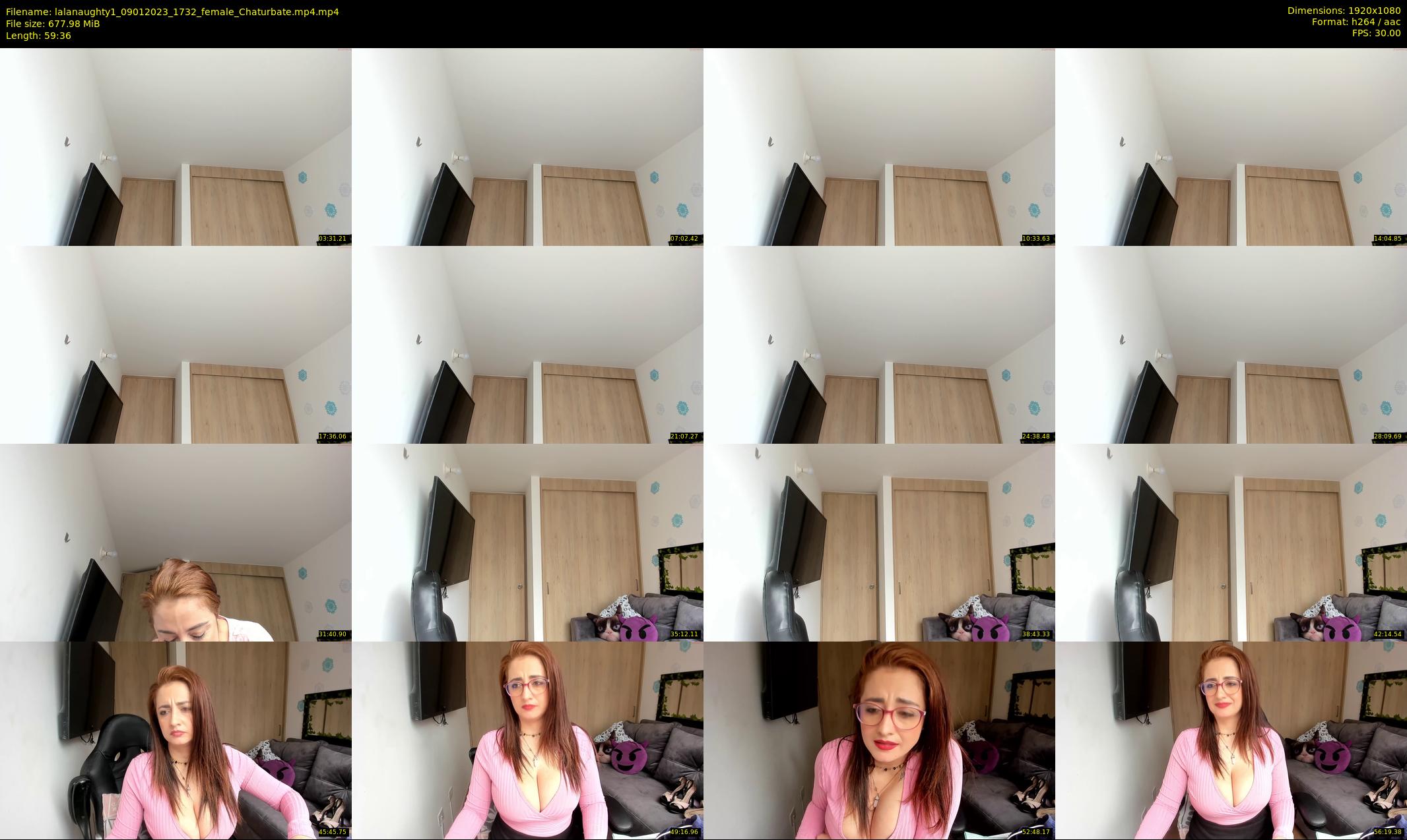 lalanaughty1 — 60 minute Chaturbate female cam show recording, 1080p, Jan 9, 2023