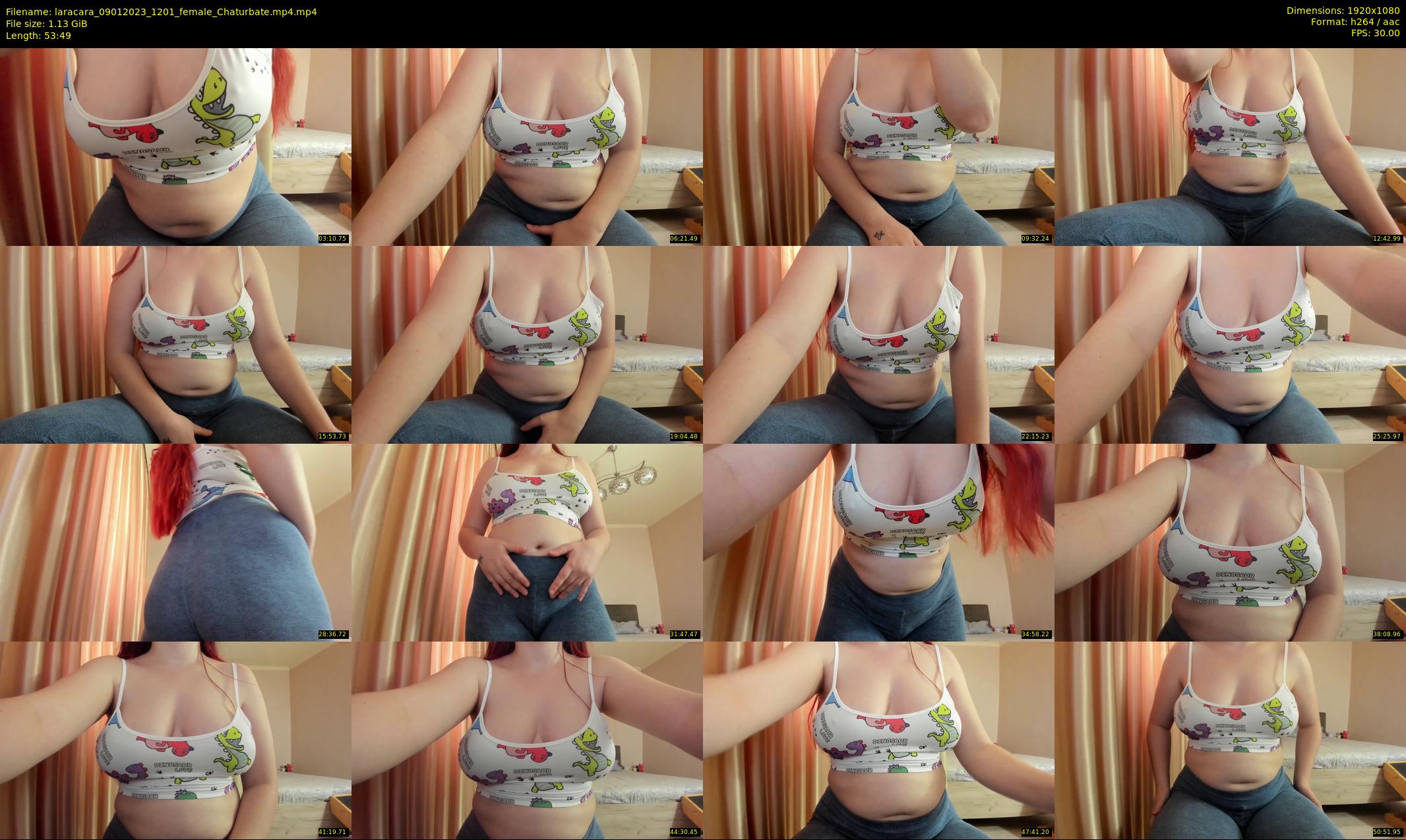 laracara — 54 minute Chaturbate female cam show recording, 1080p, Jan 9, 2023