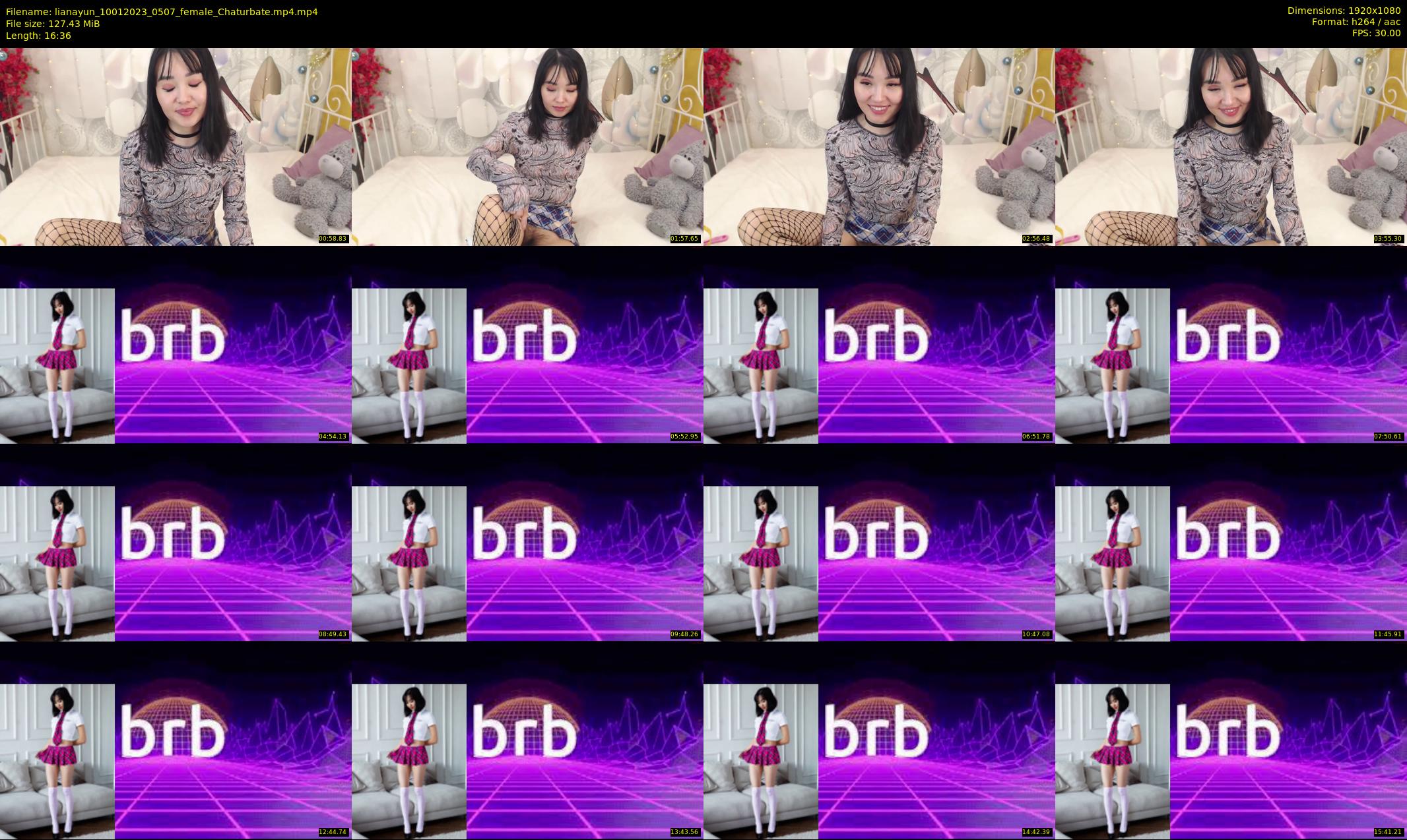 lianayun — 17 minute Chaturbate female cam show recording, 1080p, Jan 10, 2023