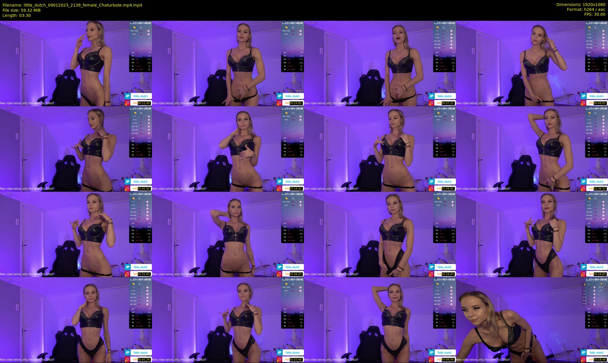 little_dutch — 4 minute Chaturbate female cam show recording, 1080p, Jan 9, 2023