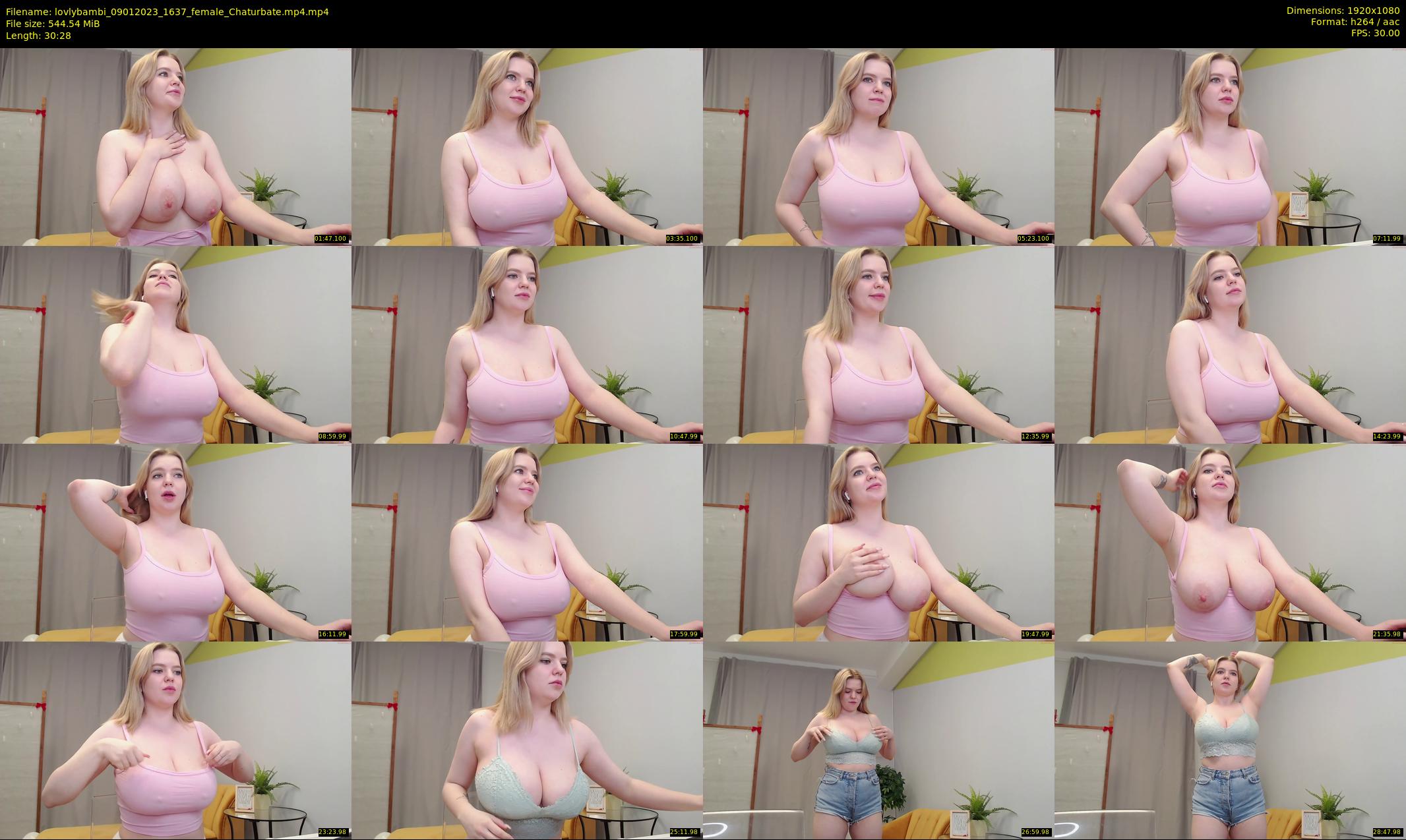 lovlybambi — 31 minute Chaturbate female cam show recording, 1080p, Jan 9, 2023