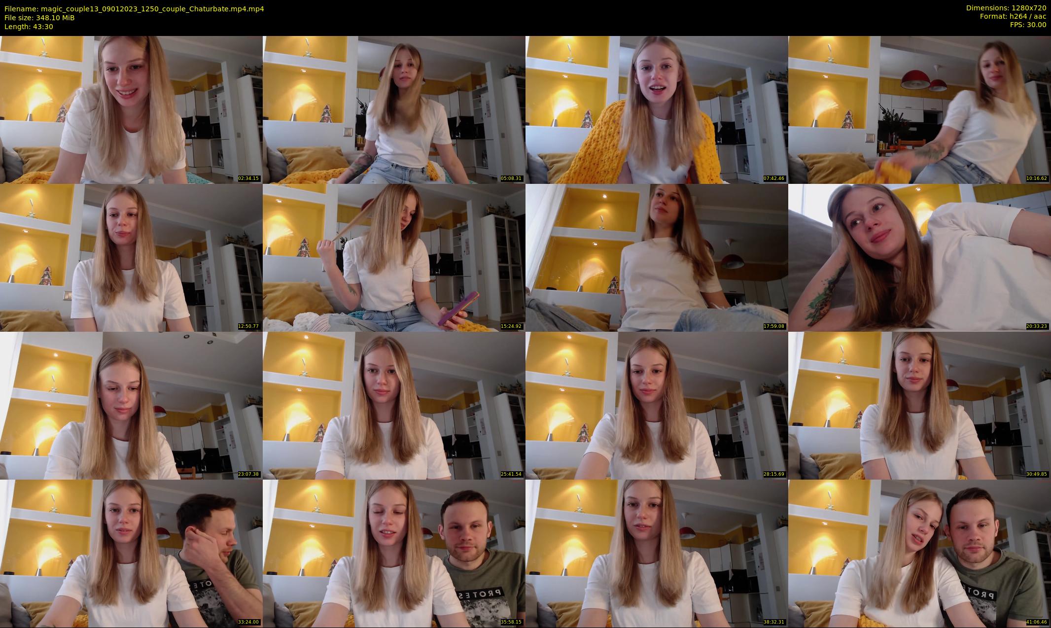 magic_couple13 — 44 minute Chaturbate couple cam show recording, 720p, Jan 9, 2023