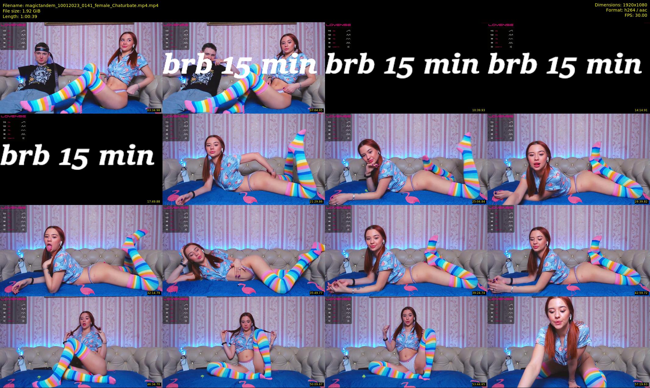 magictandem — 61 minute Chaturbate couple cam show recording, 1080p, Jan 10, 2023