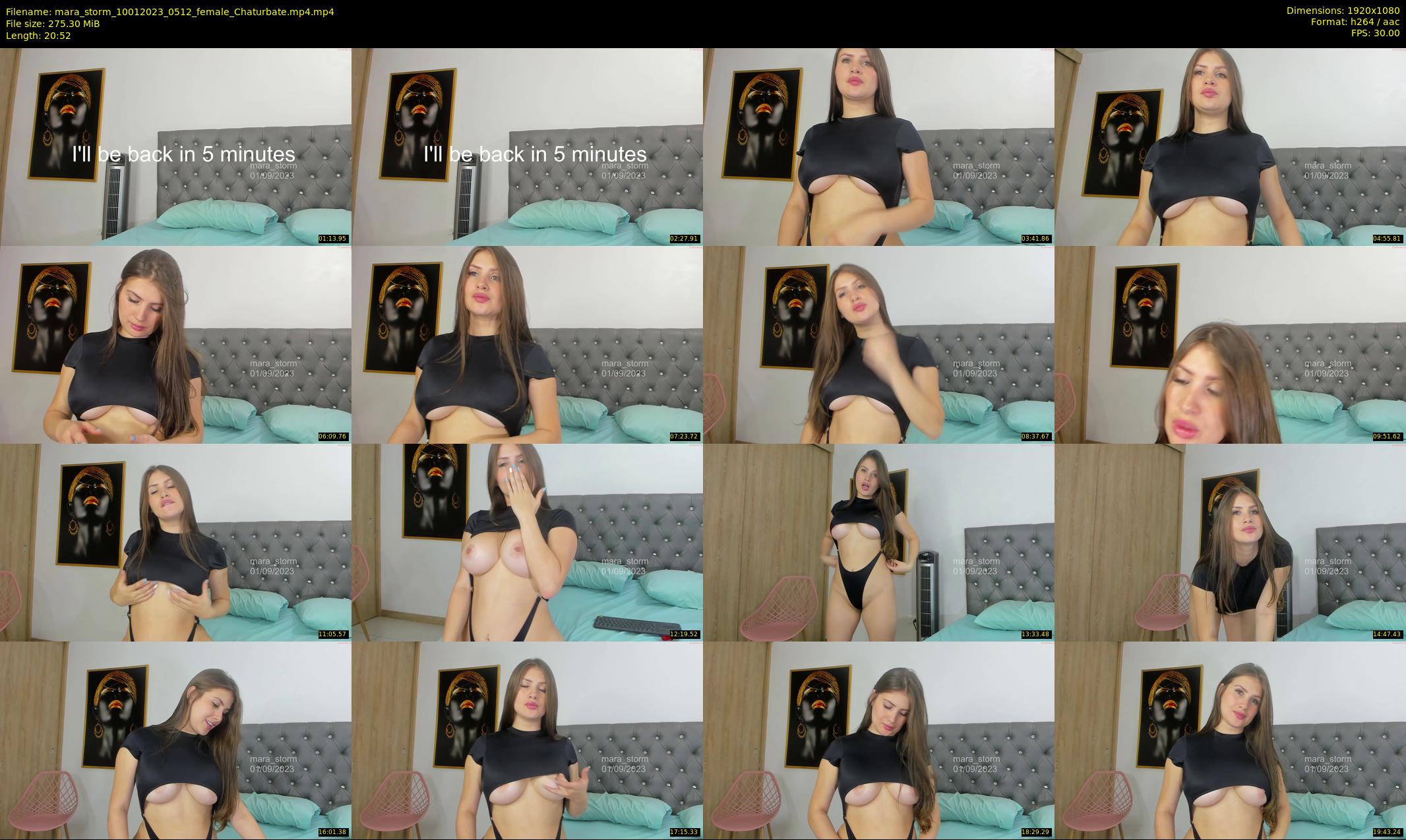 mara_storm — 21 minute Chaturbate female cam show recording, 1080p, Jan 10, 2023