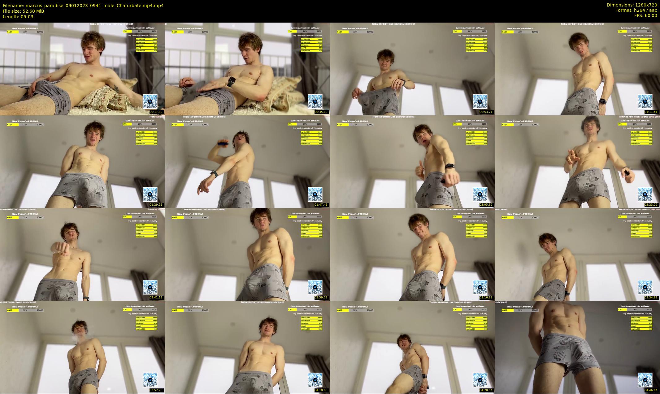 marcus_paradise — 6 minute Chaturbate male cam show recording, 720p, Jan 9, 2023