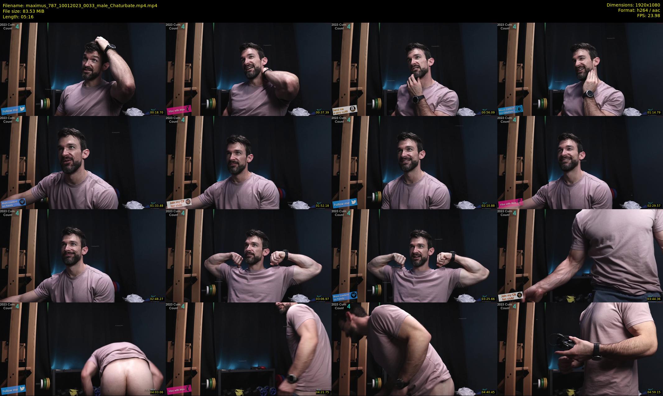 maximus_787 — 6 minute Chaturbate male cam show recording, 1080p, Jan 10, 2023