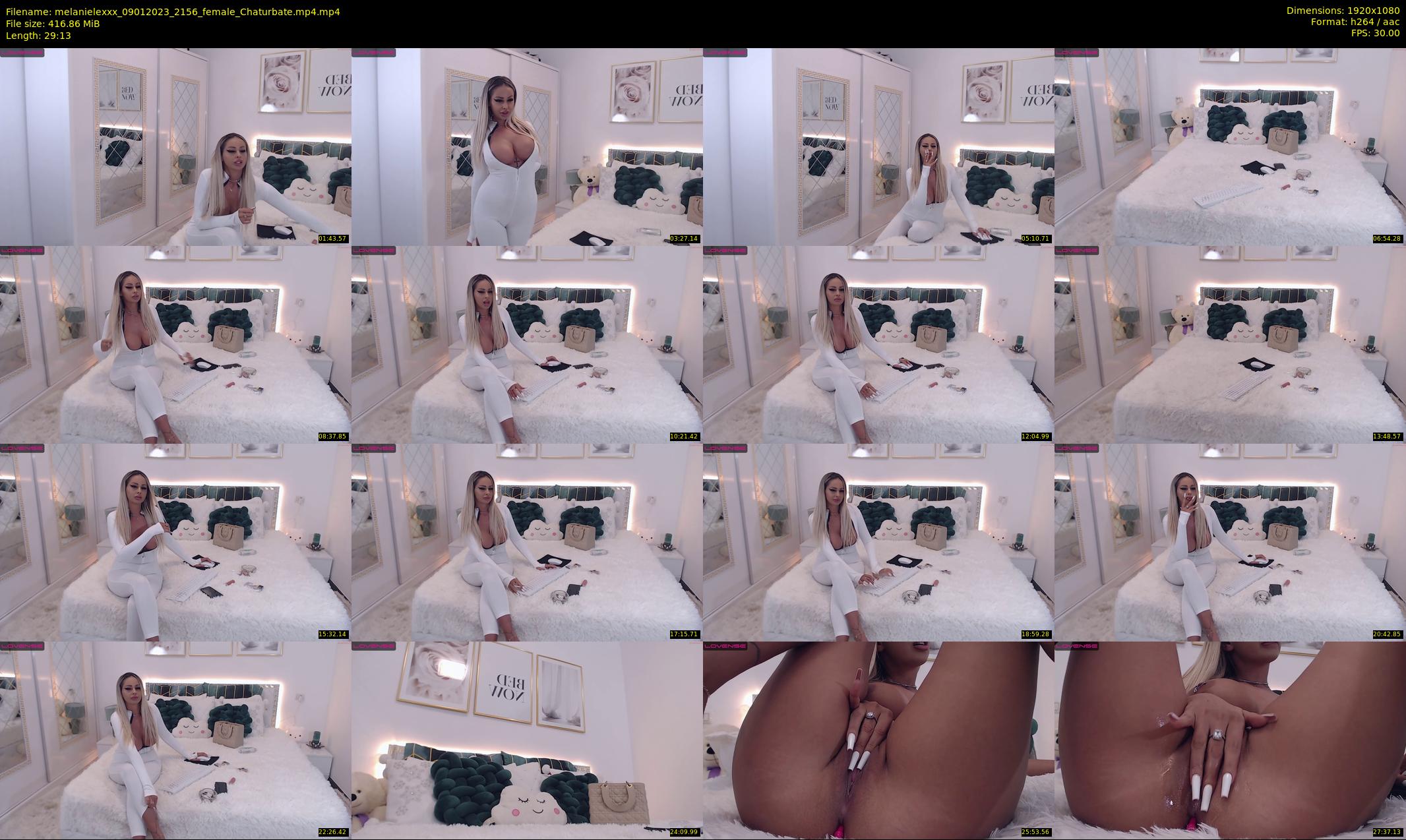 melanielexxx — 30 minute Chaturbate female cam show recording, 1080p, Jan 9, 2023