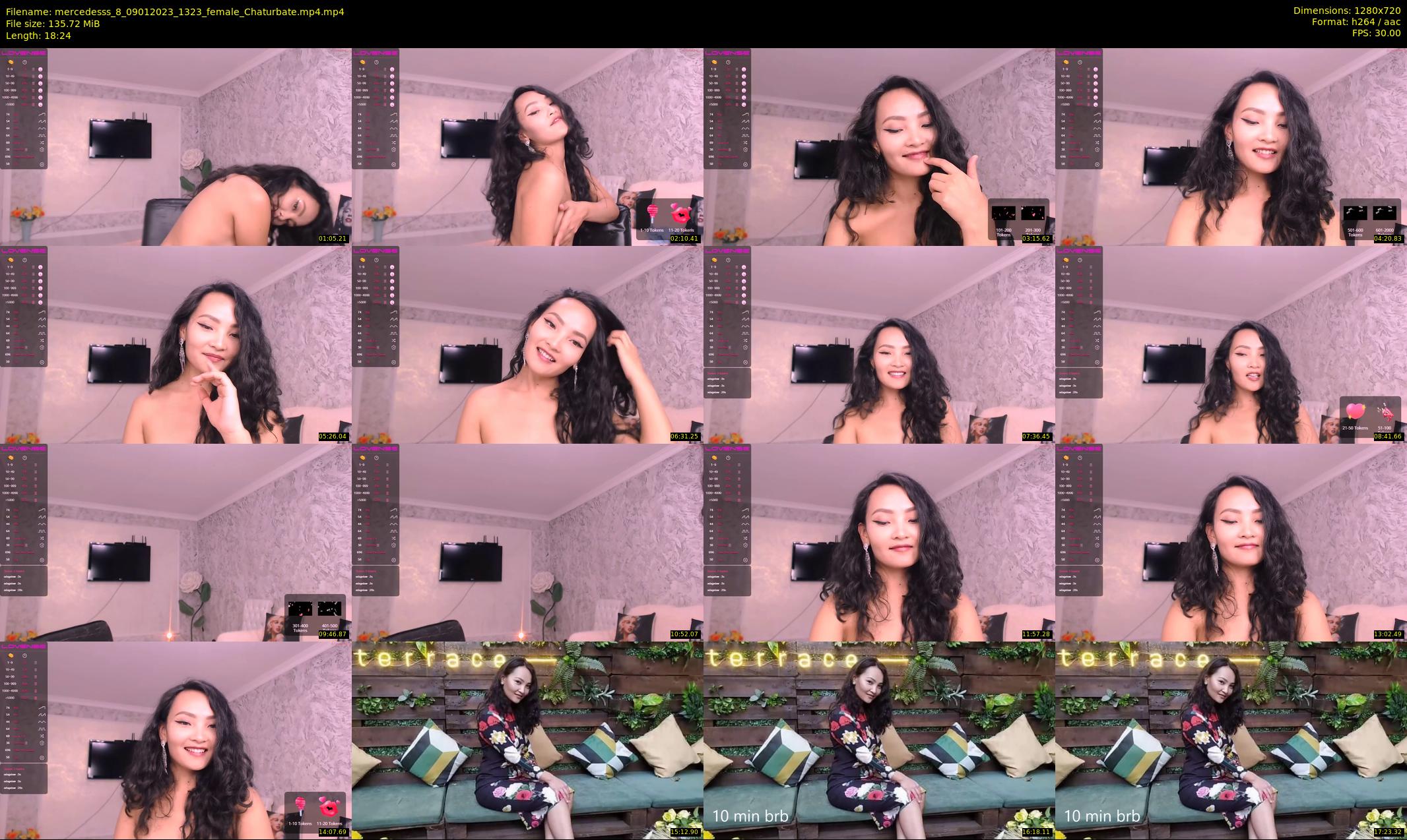 mercedesss_8 — 19 minute Chaturbate female cam show recording, 720p, Jan 9, 2023
