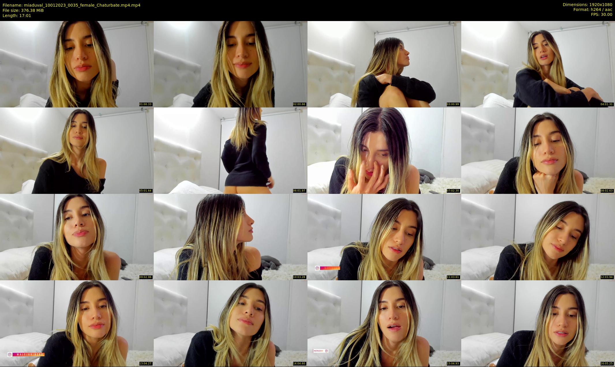 miaduval — 18 minute Chaturbate female cam show recording, 1080p, Jan 10, 2023
