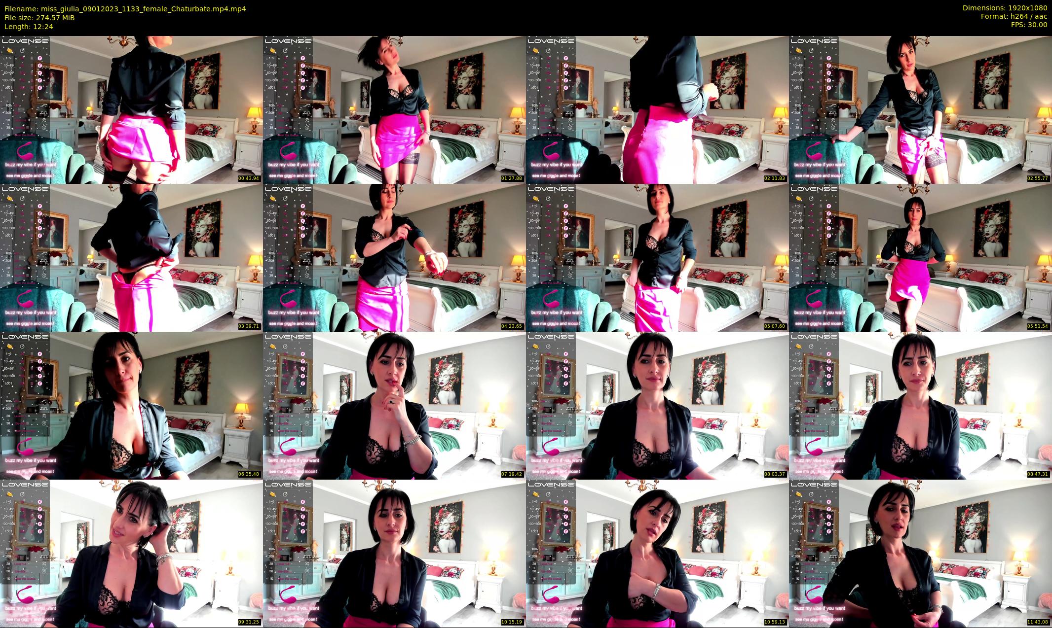 miss_giulia — 13 minute Chaturbate female cam show recording, 1080p, Jan 9, 2023