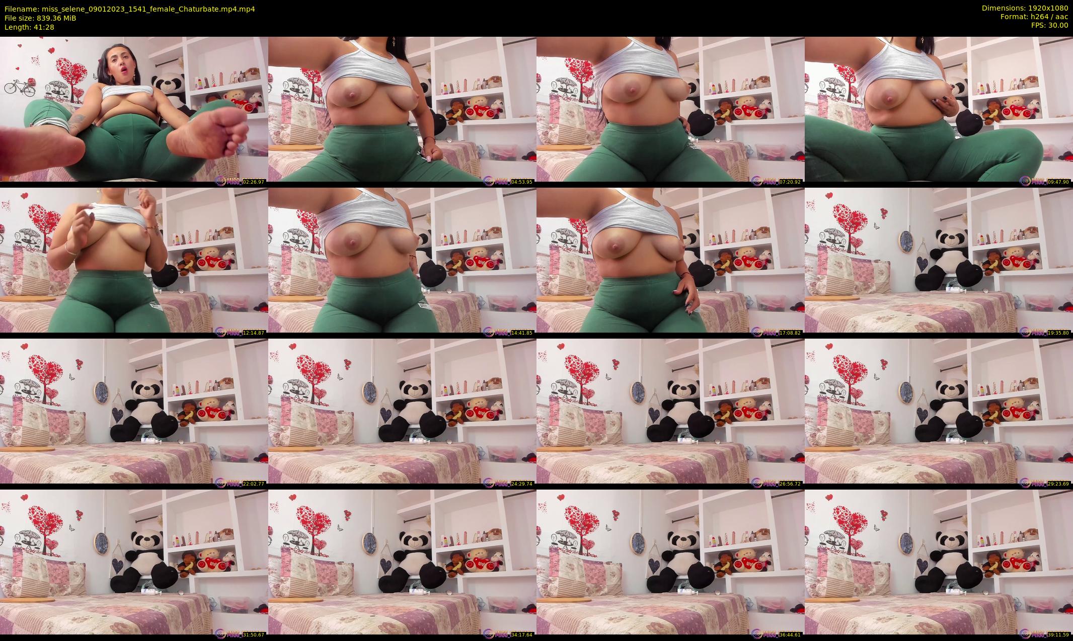 miss_selene — 42 minute Chaturbate female cam show recording, 1080p, Jan 9, 2023