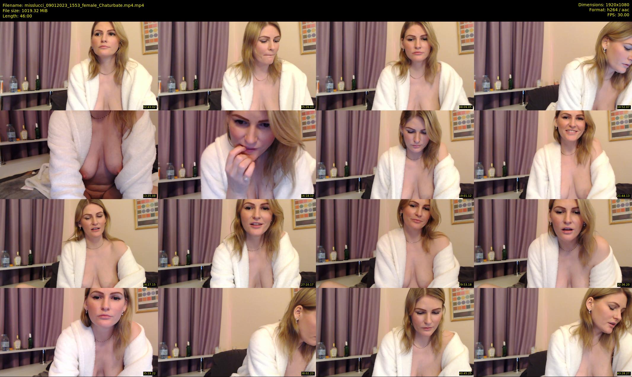 misslucci — 46 minute Chaturbate female cam show recording, 1080p, Jan 9, 2023