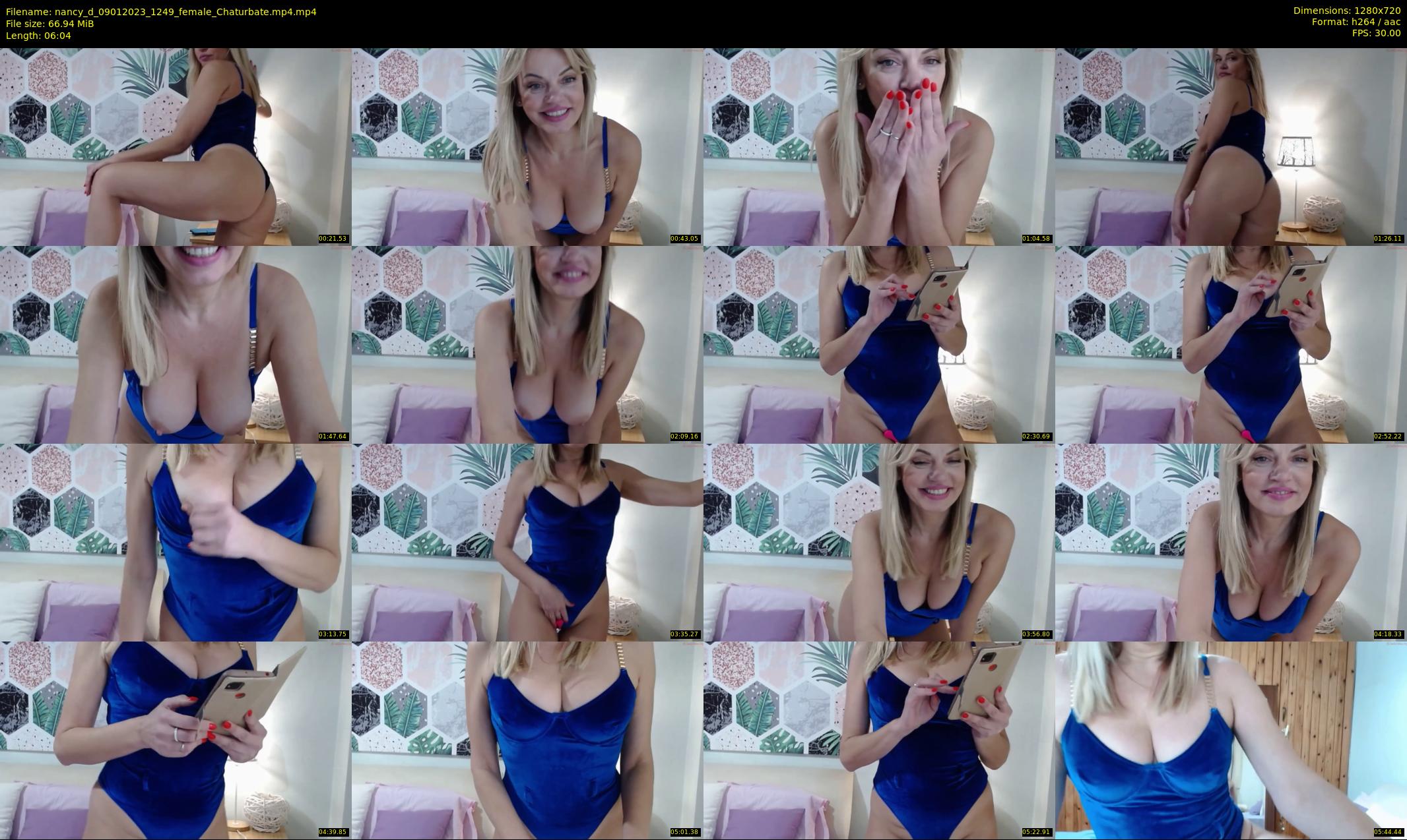 nancy_d — 7 minute Chaturbate female cam show recording, 720p, Jan 9, 2023