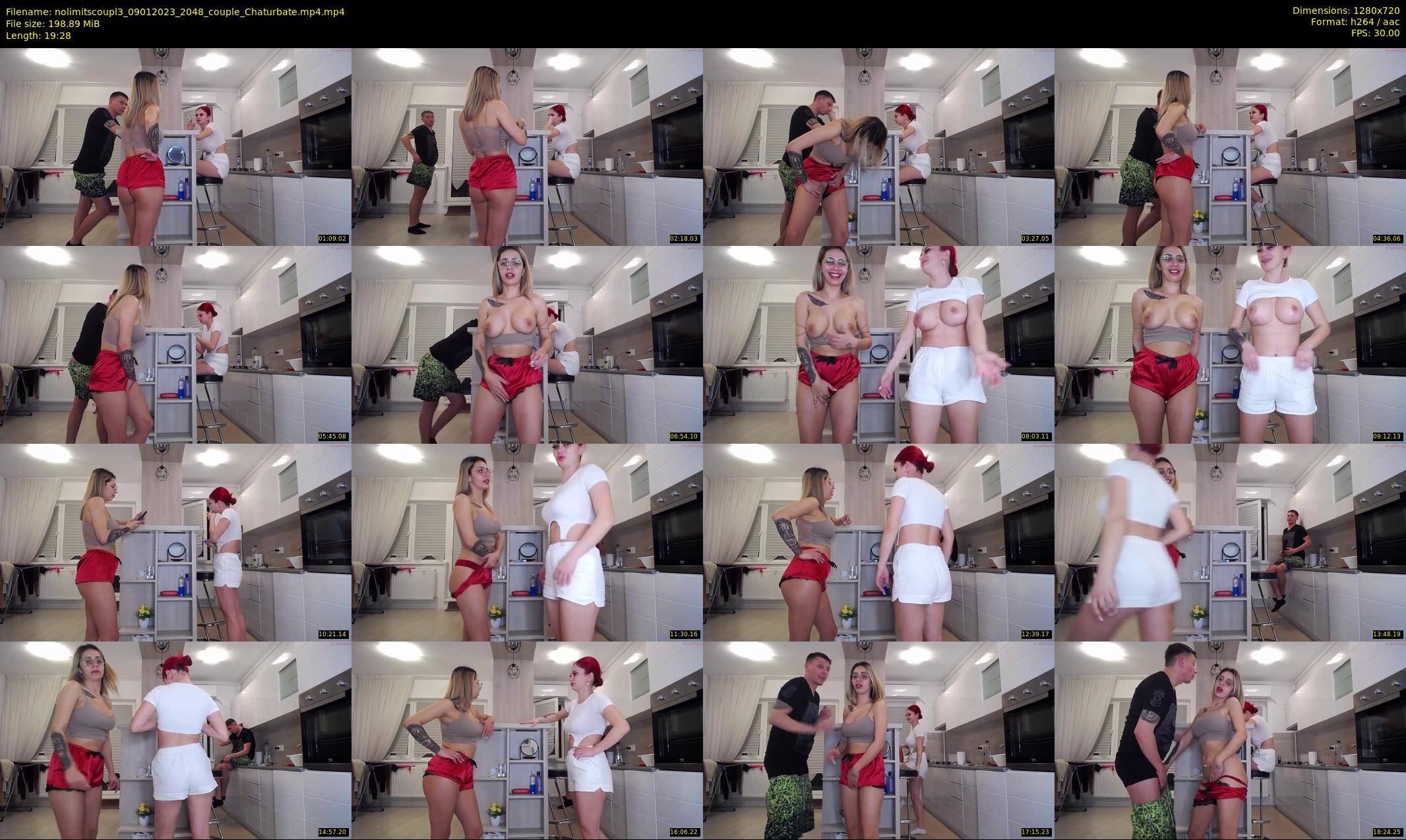 nolimitscoupl3 — 20 minute Chaturbate couple cam show recording, 720p, Jan 9, 2023