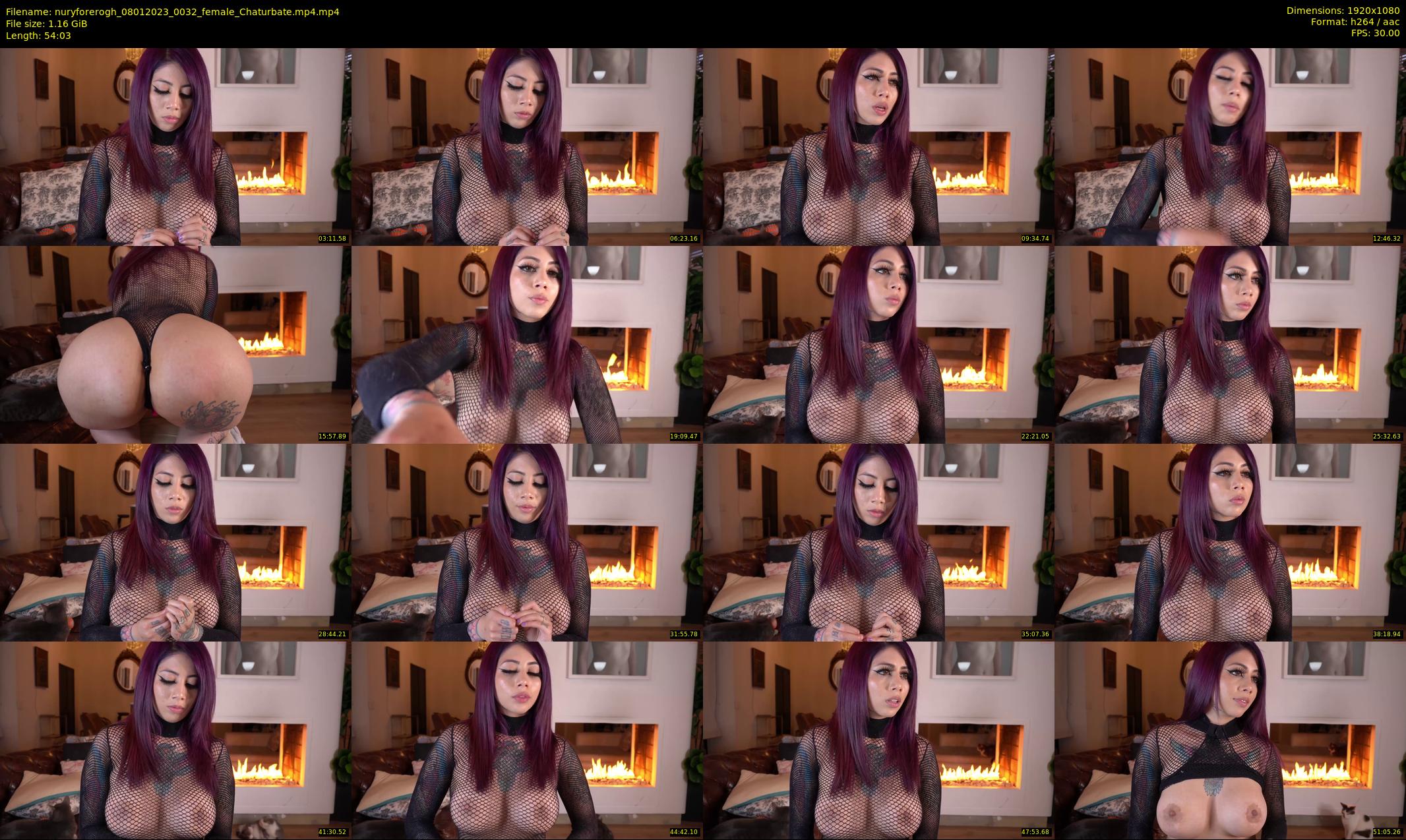 nuryforerogh — 55 minute Chaturbate female cam show recording, 1080p, Jan 8, 2023