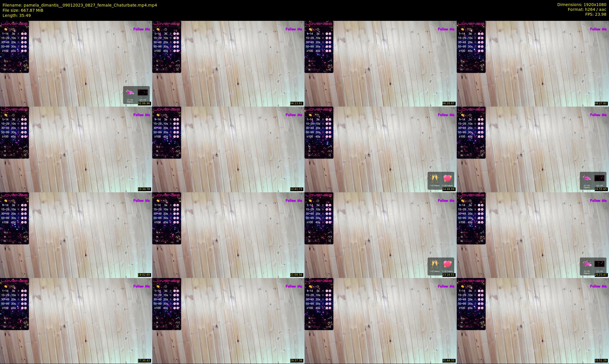 pamela_dimantis_ — 36 minute Chaturbate female cam show recording, 1080p, Jan 9, 2023